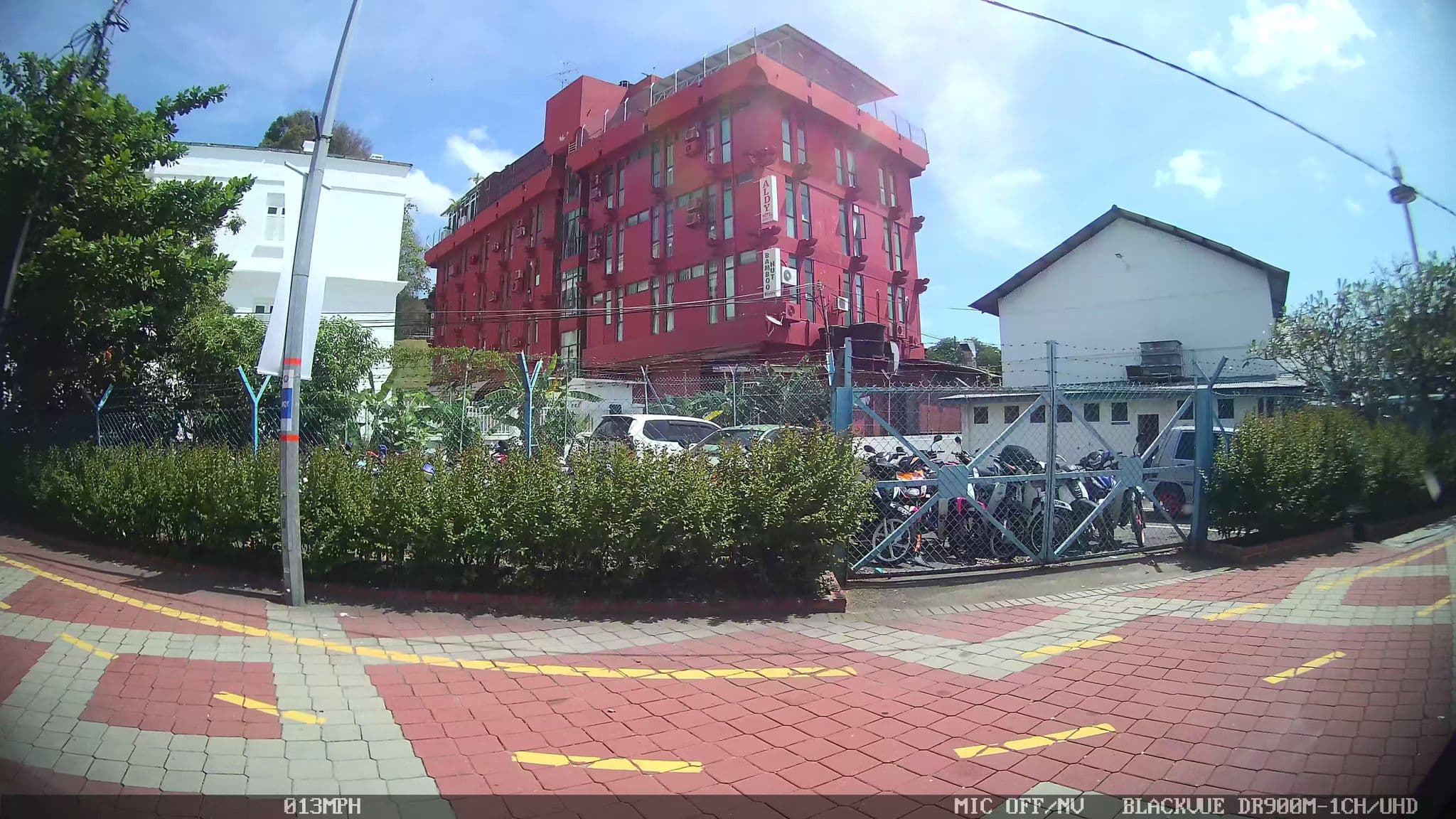 Street view near Aldy Hotel Stadthuys, Malacca