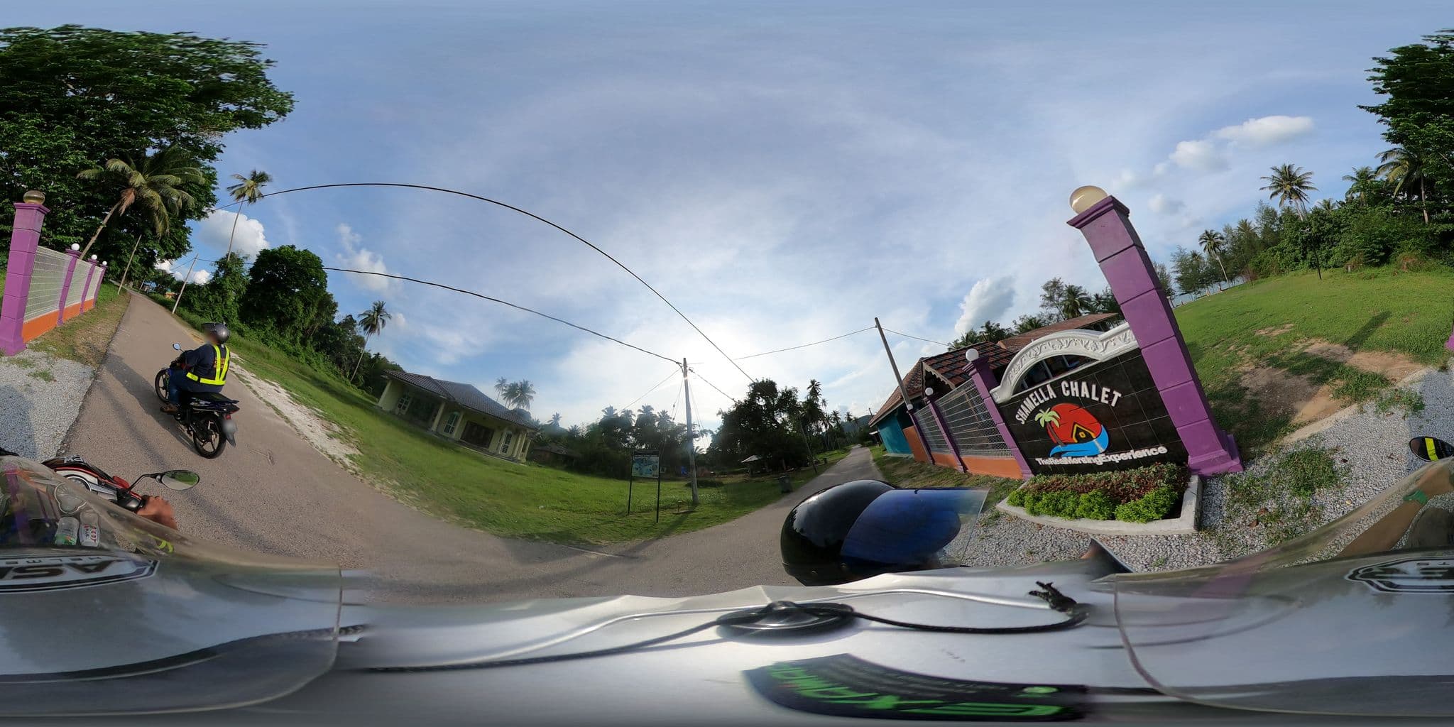 Street view near Shamella Chalet, Mersing — © langcworks (CC BY-SA · Mapillary)