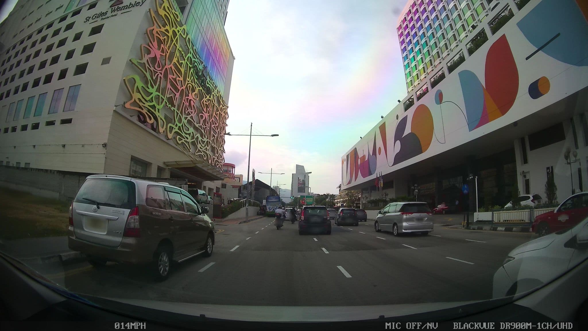 Street view near Hotel Jen, George Town