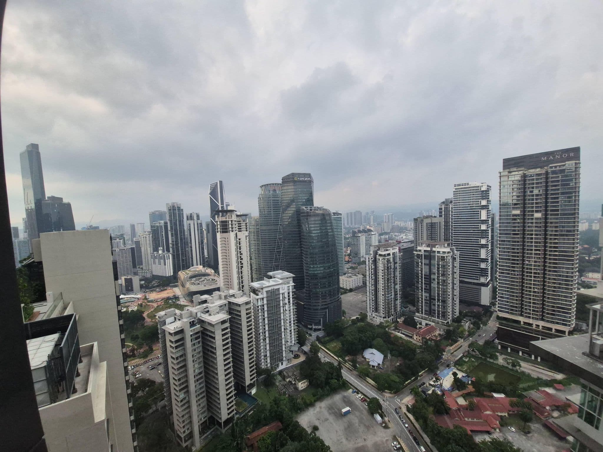 Street view near Marriott Executive Apartments, Bukit Bintang