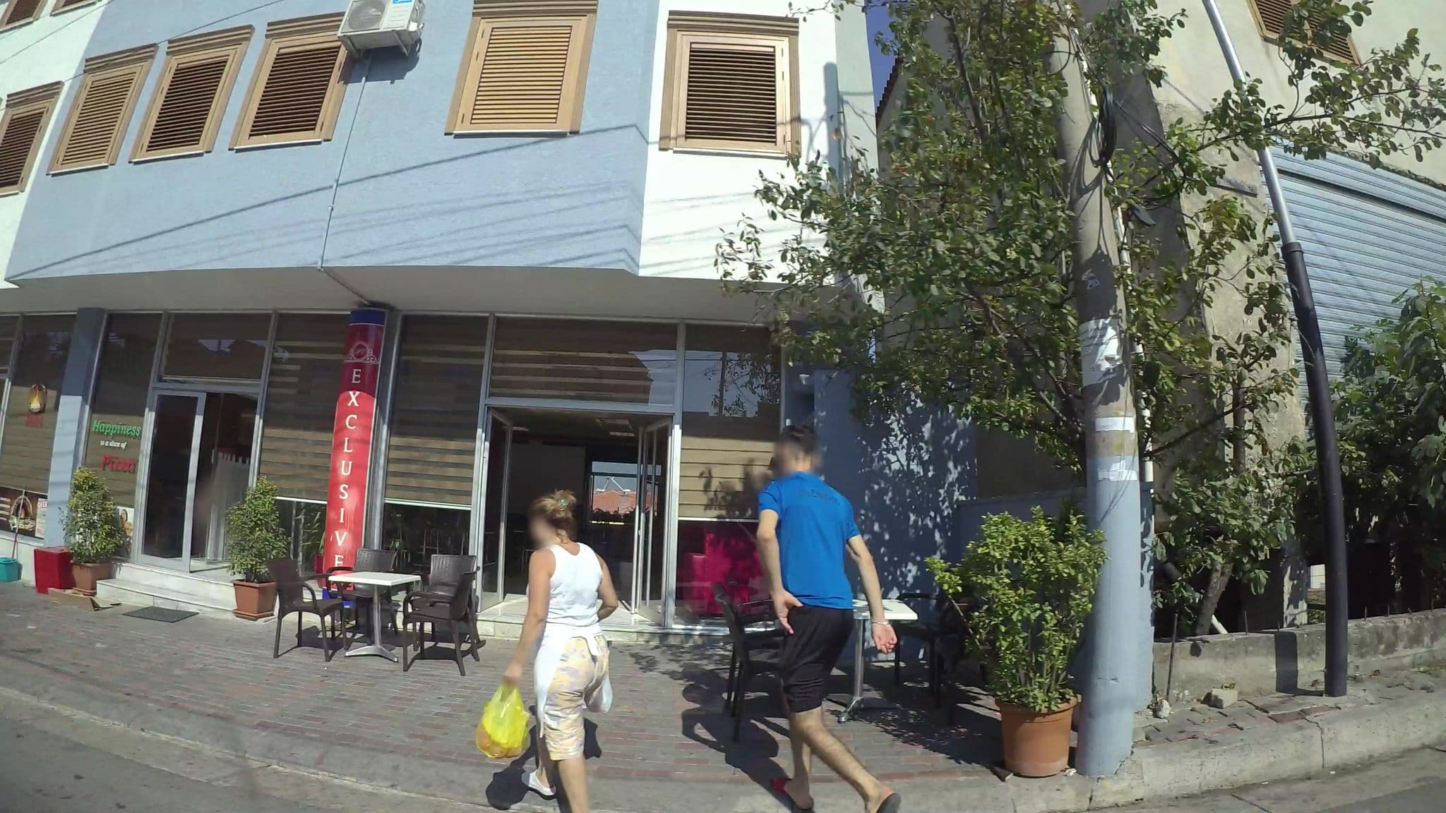 Street view near Hotel Exclusive, Tirana