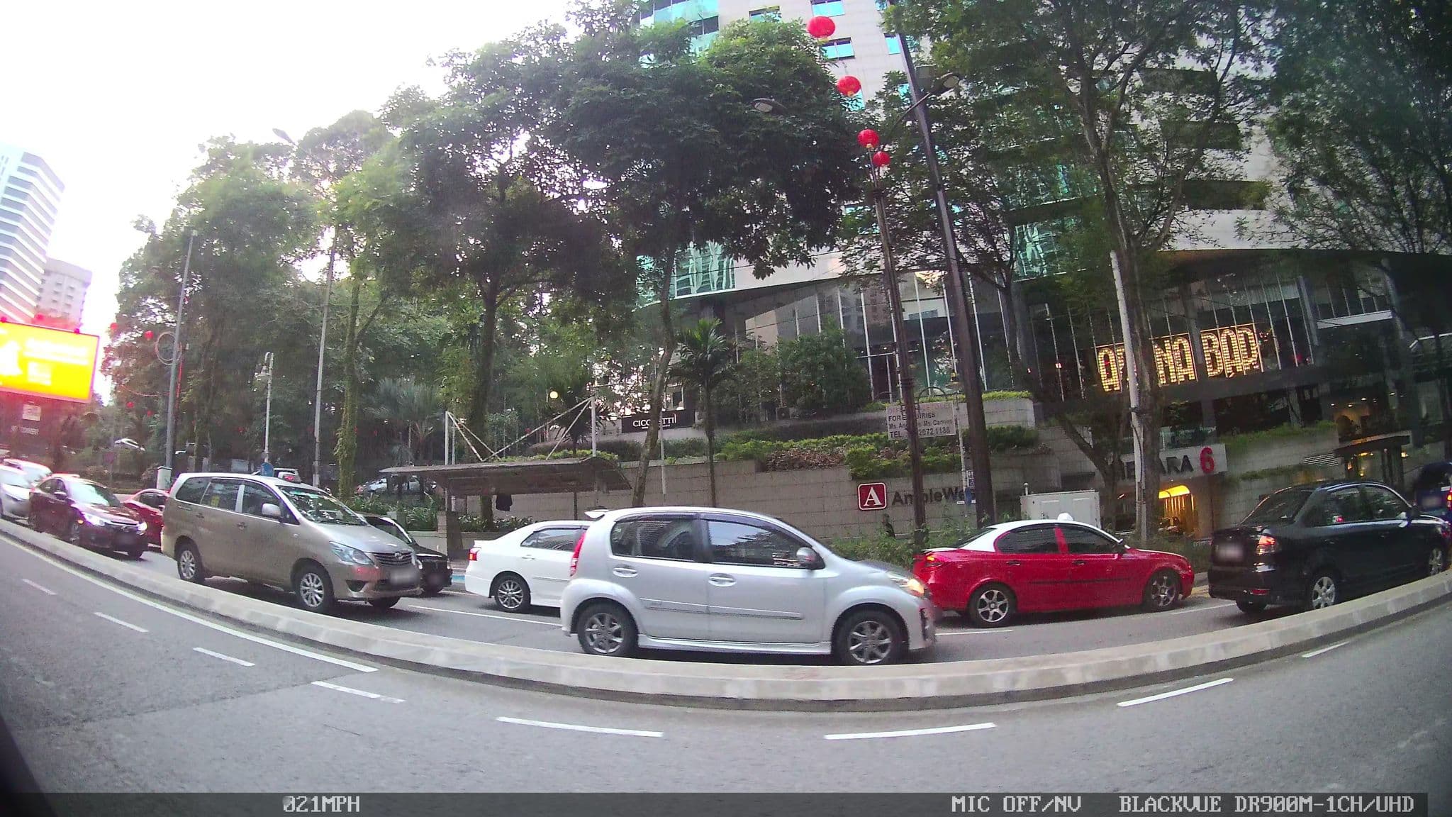 Street view near Harvard Residence, Bukit Bintang