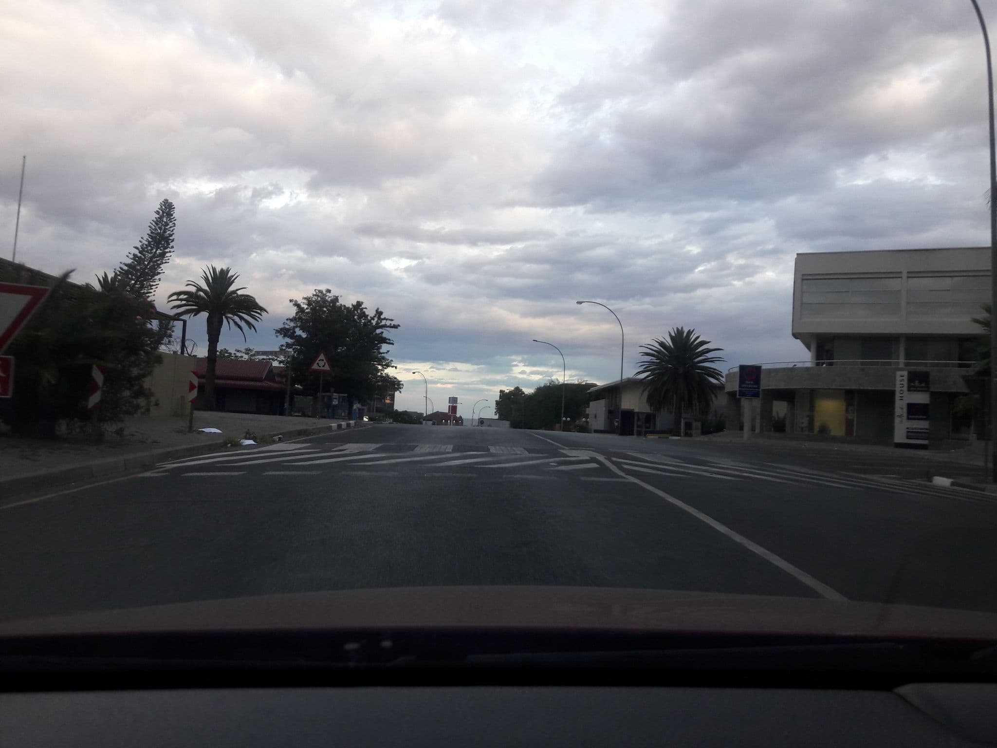 Street view near Jan Jonker Holiday Apartments, Windhoek