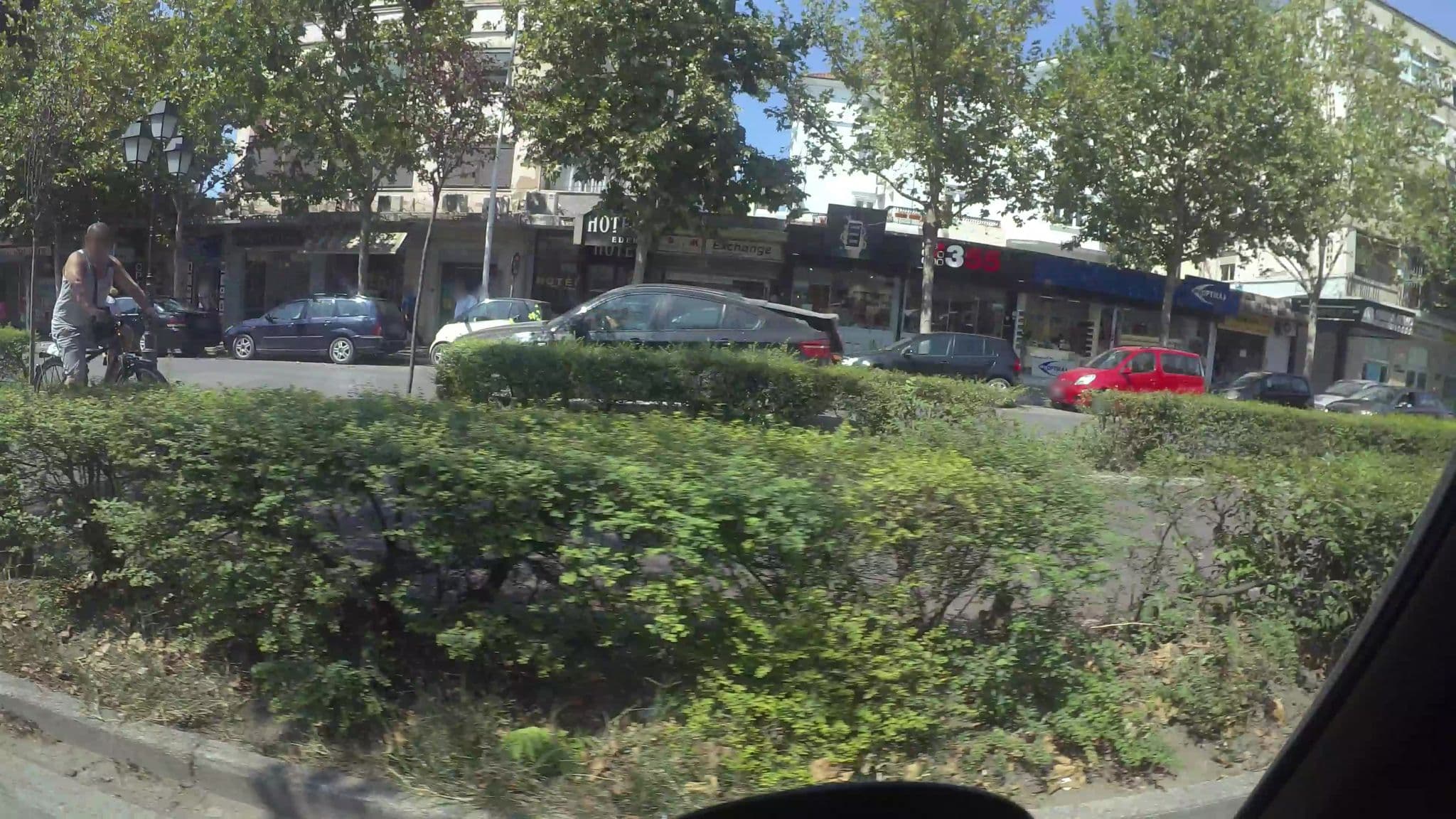 Street view near Eder, Tirana