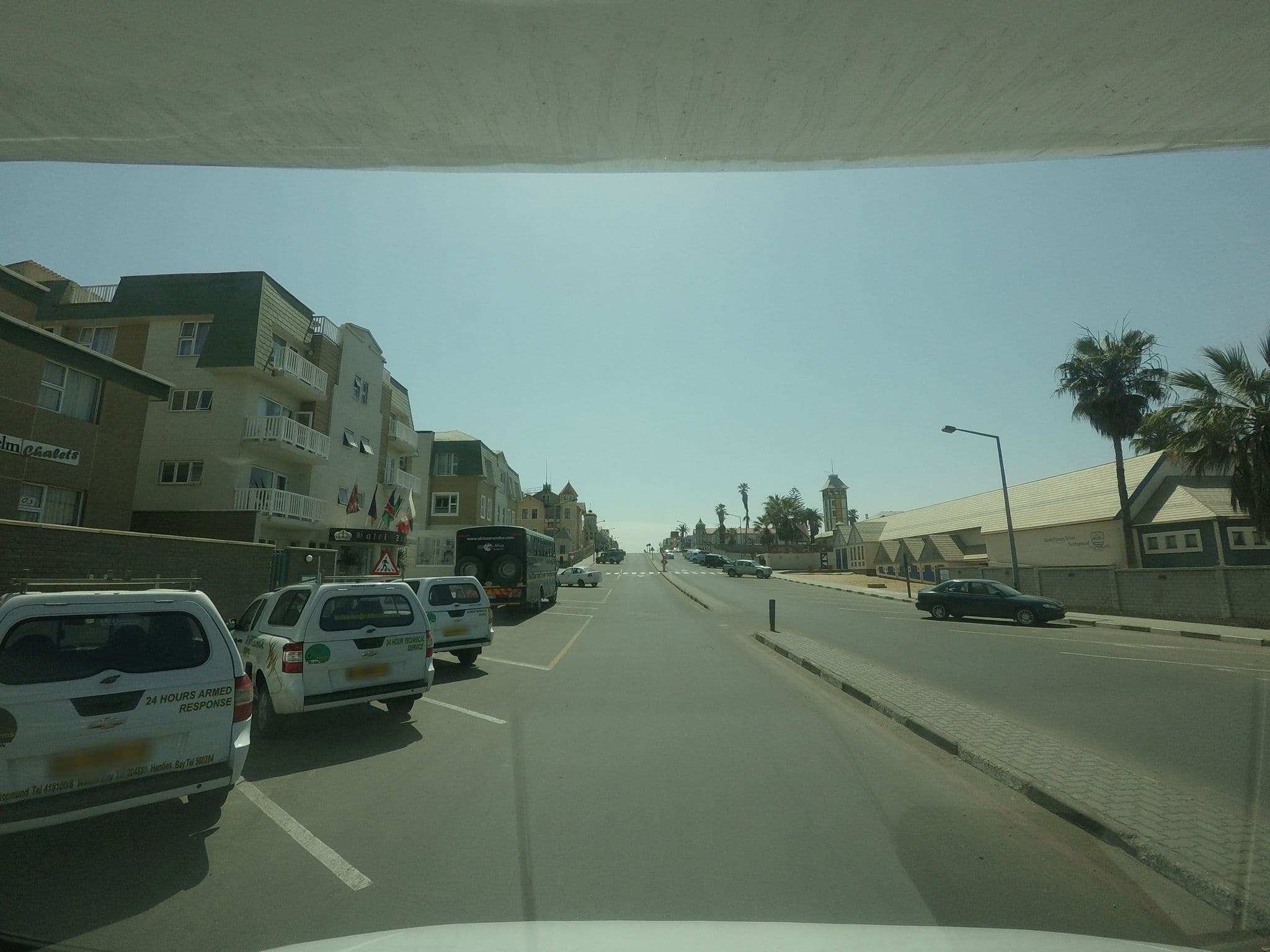 Street view near Artemis Hotel Swakopmund, Swakopmund — © tallguy (CC BY-SA · Mapillary)