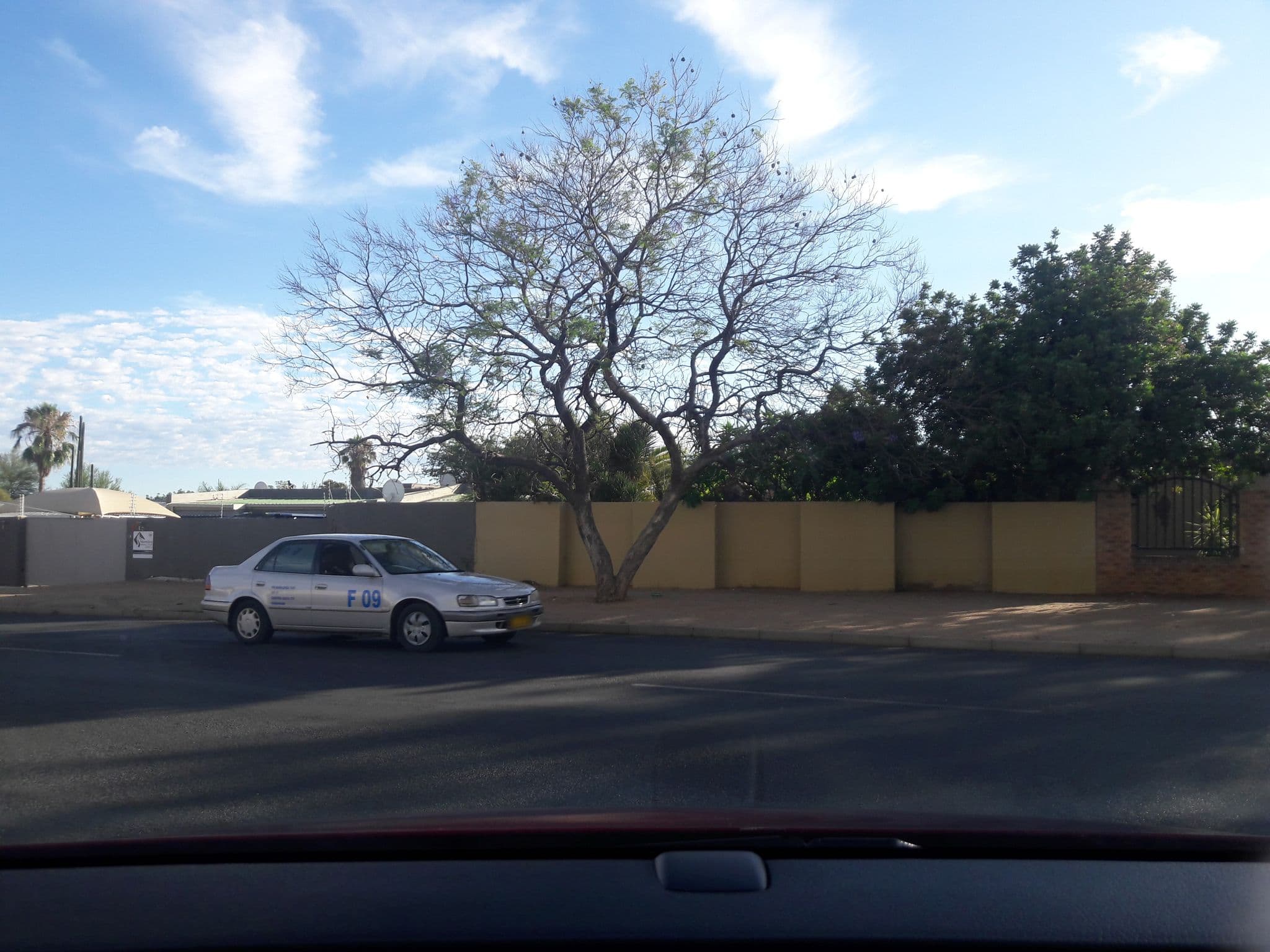 Street view near Apartment Fritsche Street, Windhoek