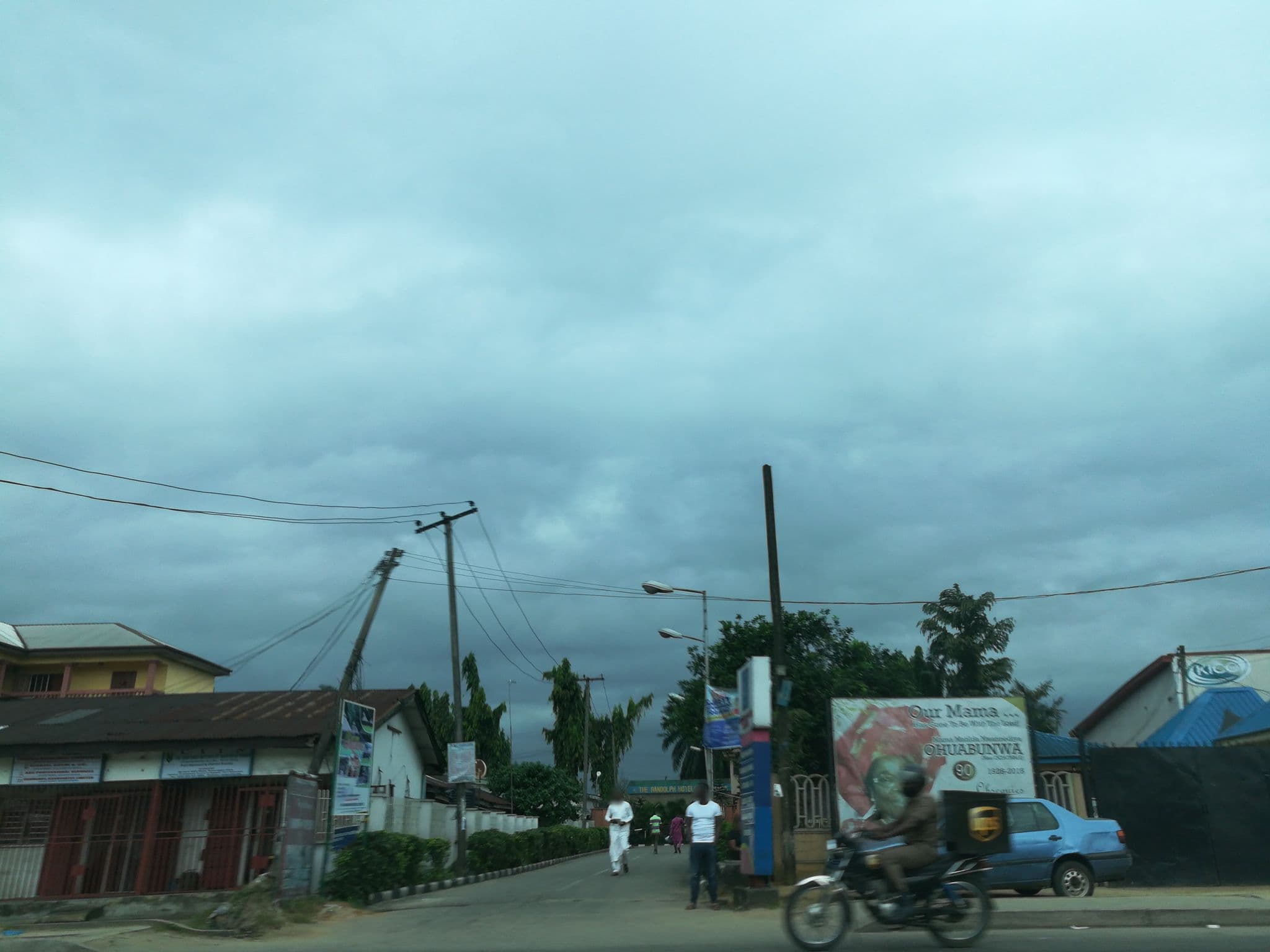 Street view near Bachiever Hotel and Suites, Port Harcourt