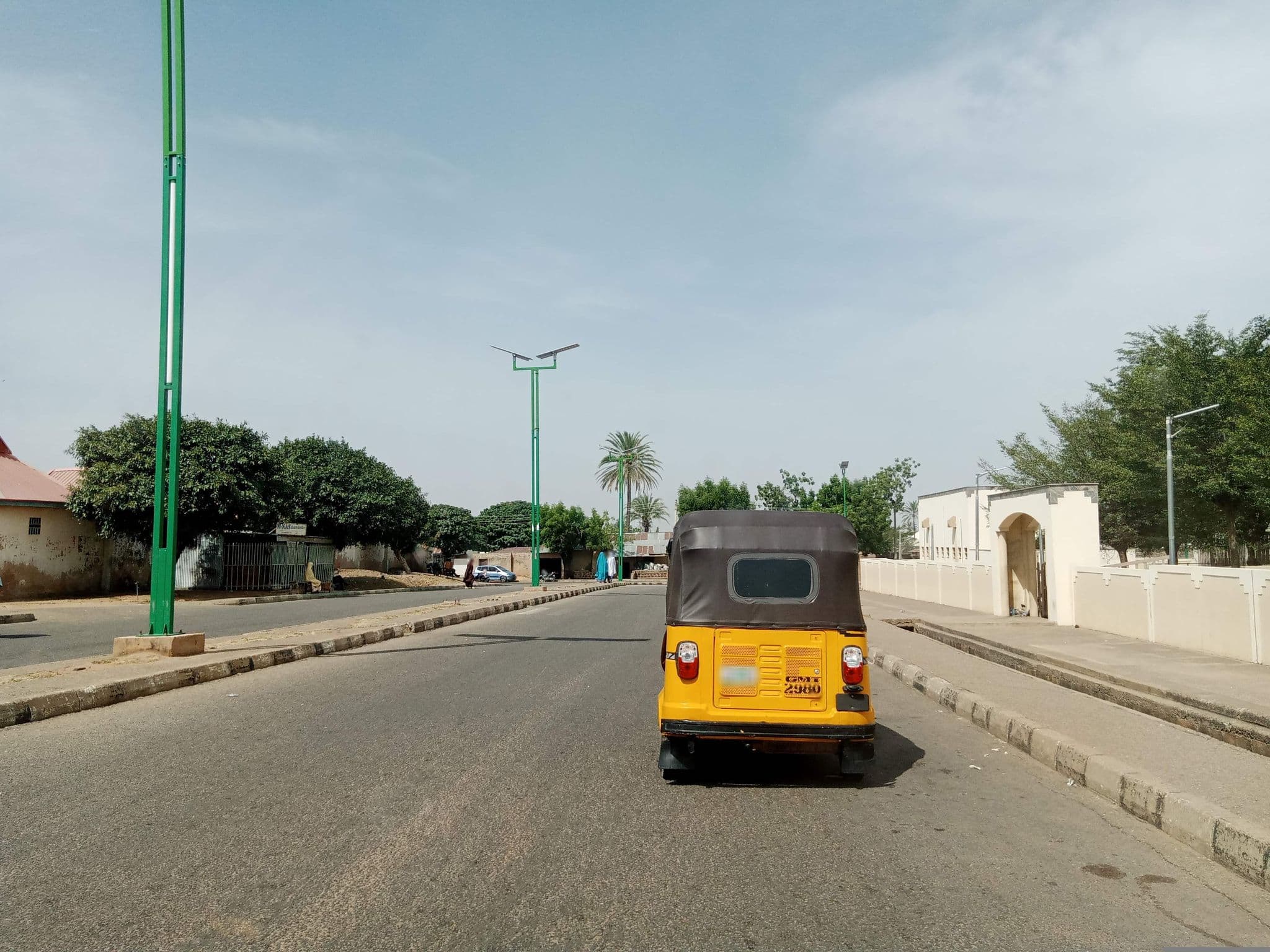 Street view near Gombe Emirs Palace, Gombe Gombe State, Gombe — © adamutafidah (CC BY-SA · Mapillary)