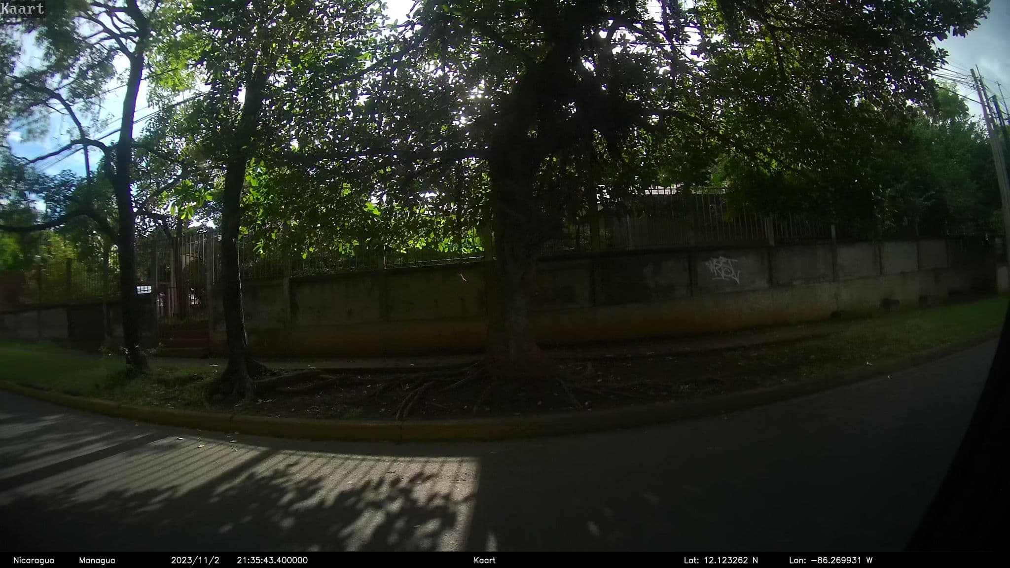 Street view near Casa San Juan, Managua