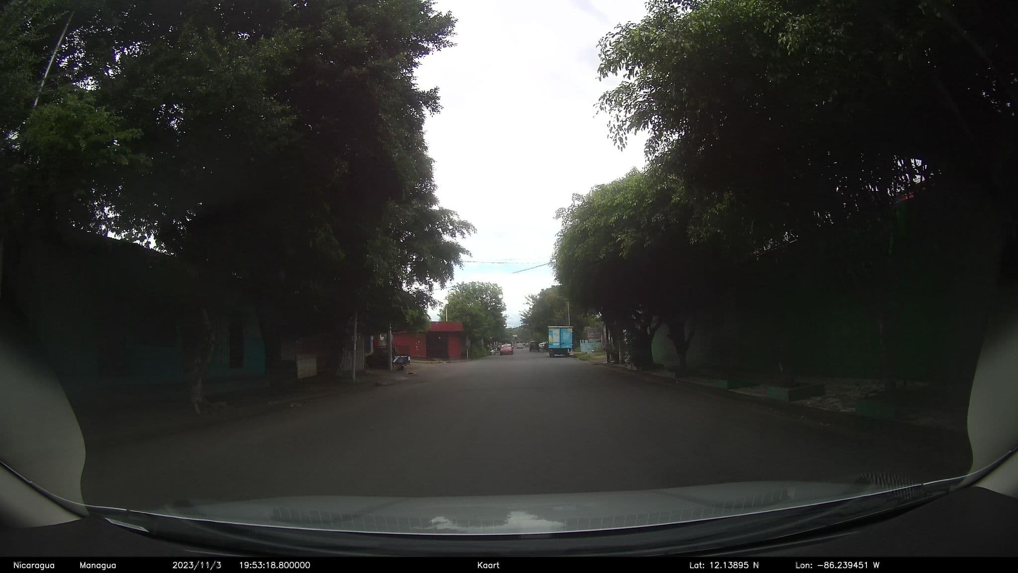Street view near Auto Hotel Marrele, Managua