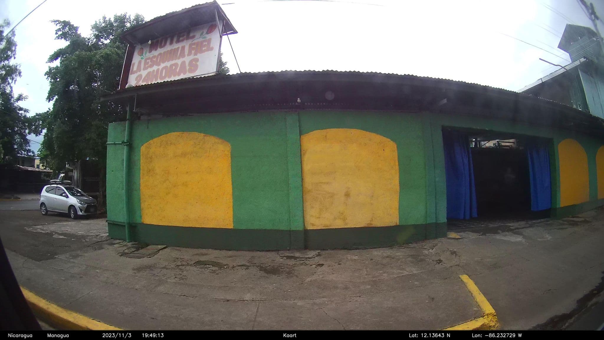 Street view near Motel La Esquina Fiel, Managua