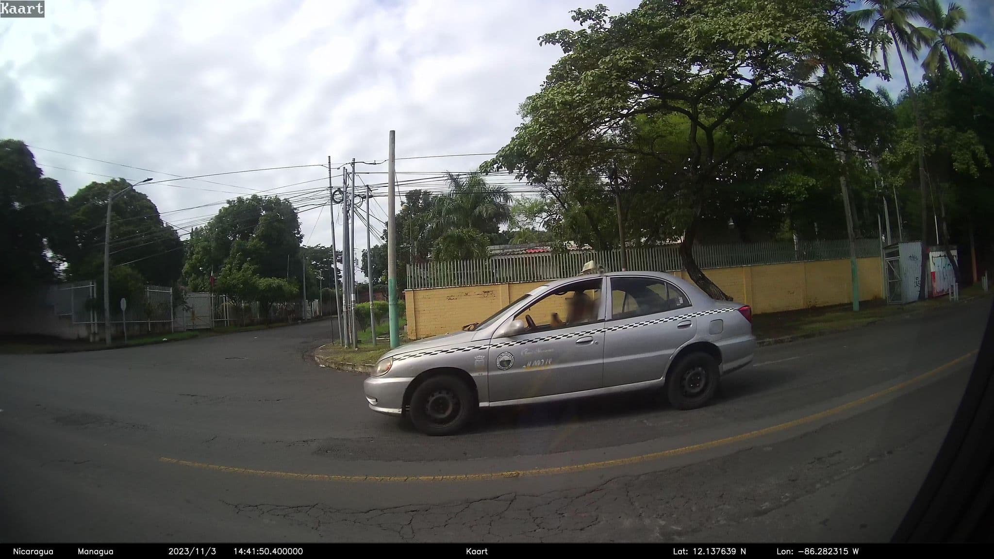 Street view near Hostal Real, Managua — © kaart_2 (CC BY-SA · Mapillary)
