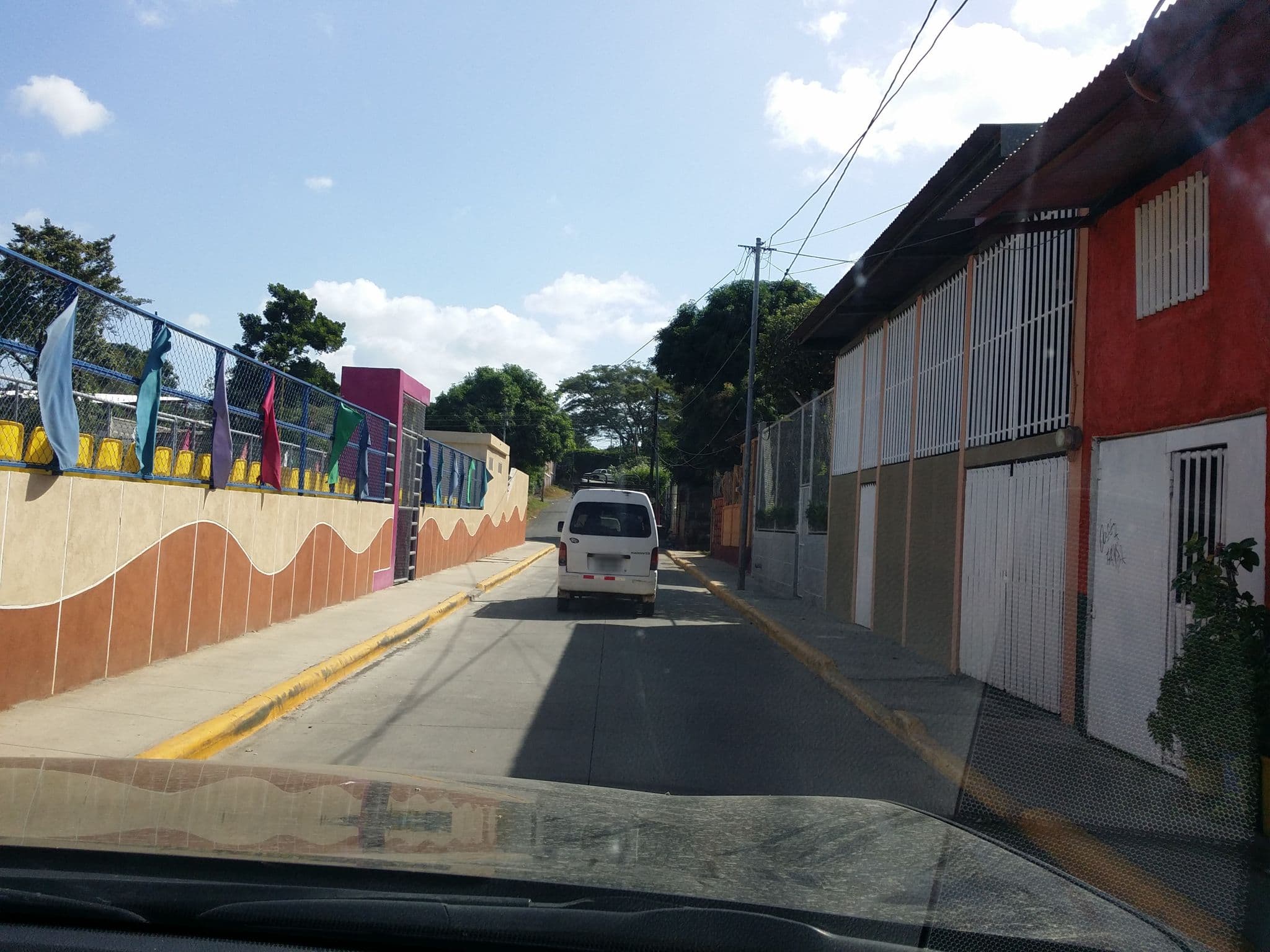 Street view near Centro deportivo Hugo Chávez, Managua