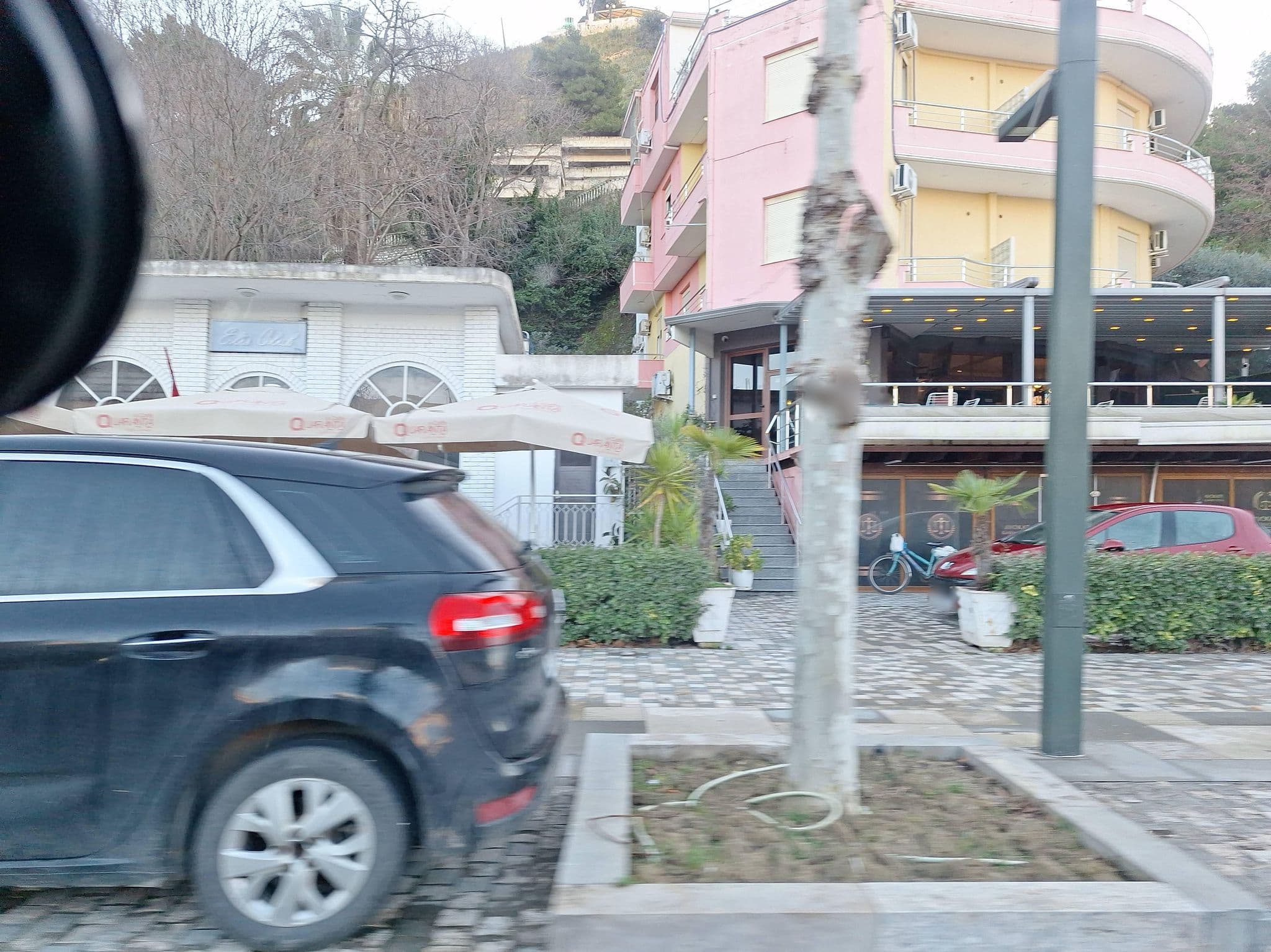 Street view near Hotel Alpine, Vlorë — © denisju_osm (CC BY-SA · Mapillary)