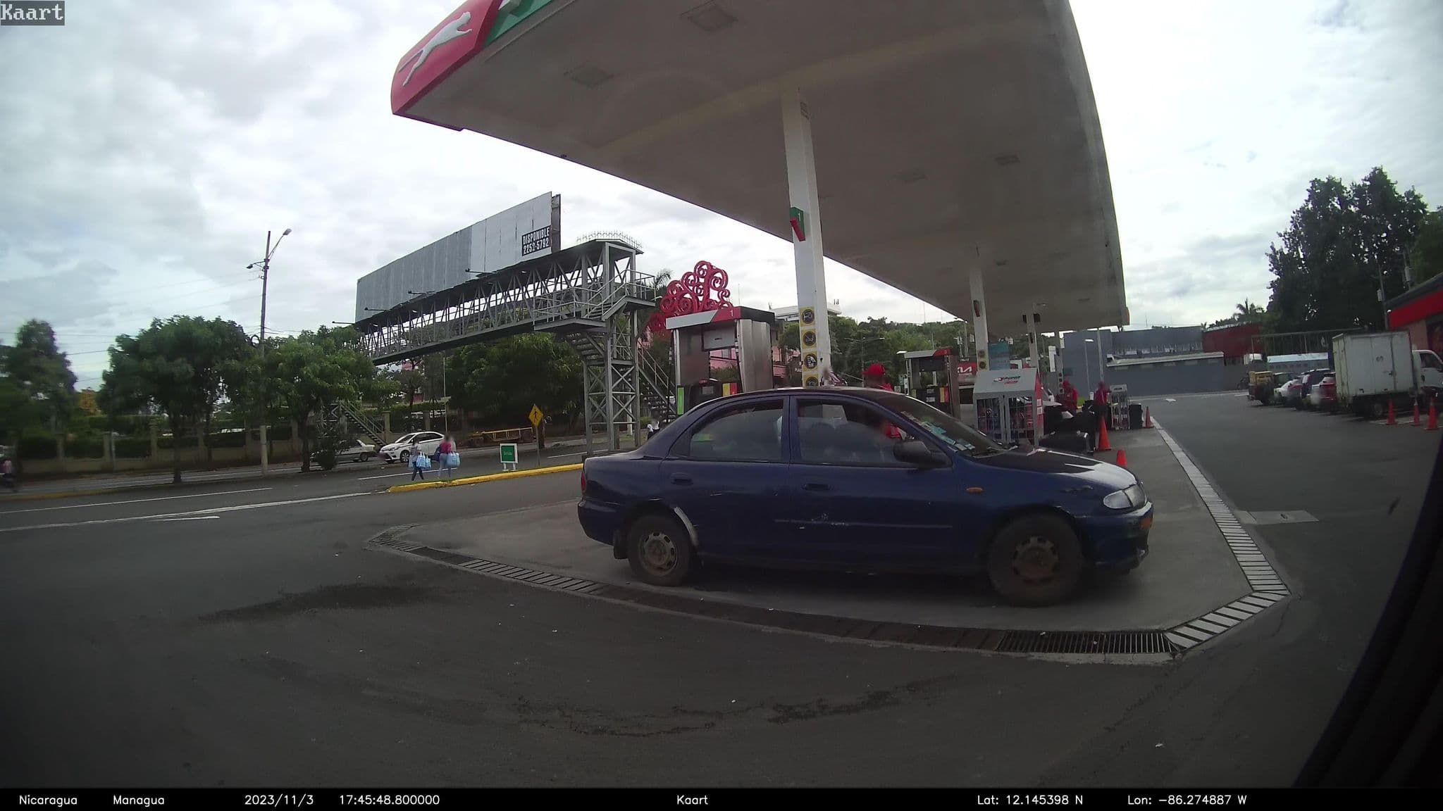 Street view near Euro Hotel, Managua