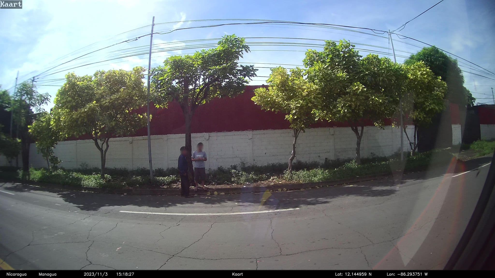 Street view near Hostal Las Palmas, Managua