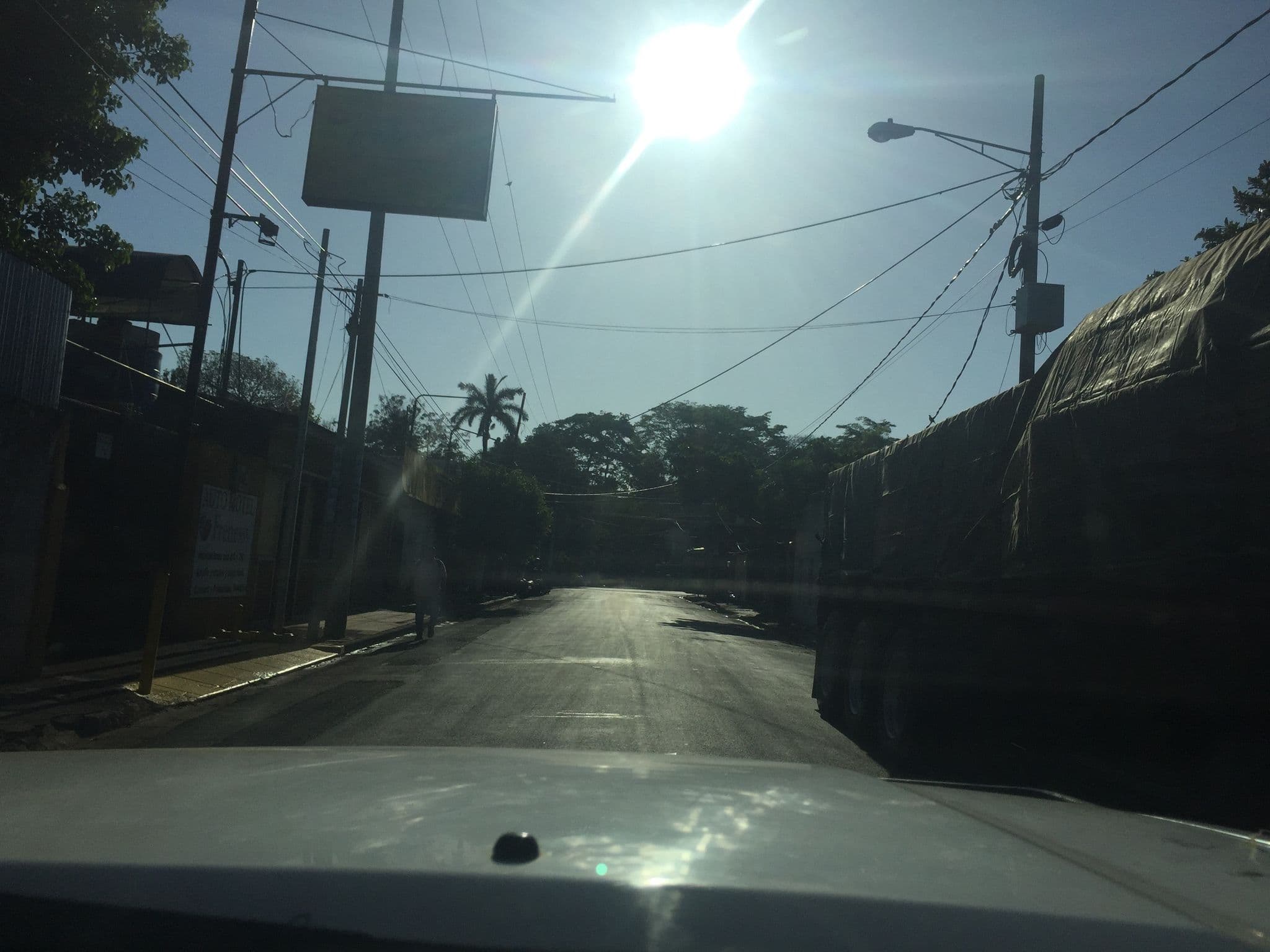 Street view near Auto Motel Frenessy, Managua
