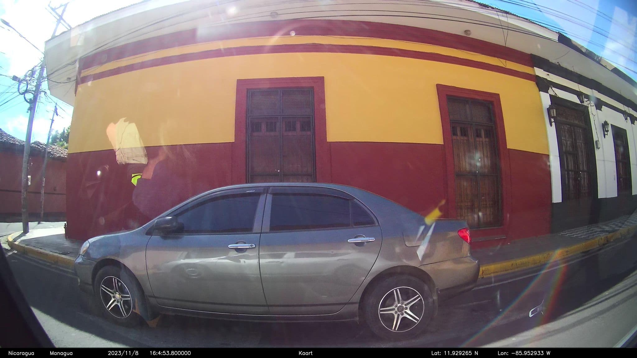 Street view near Casa Colonial, Granada