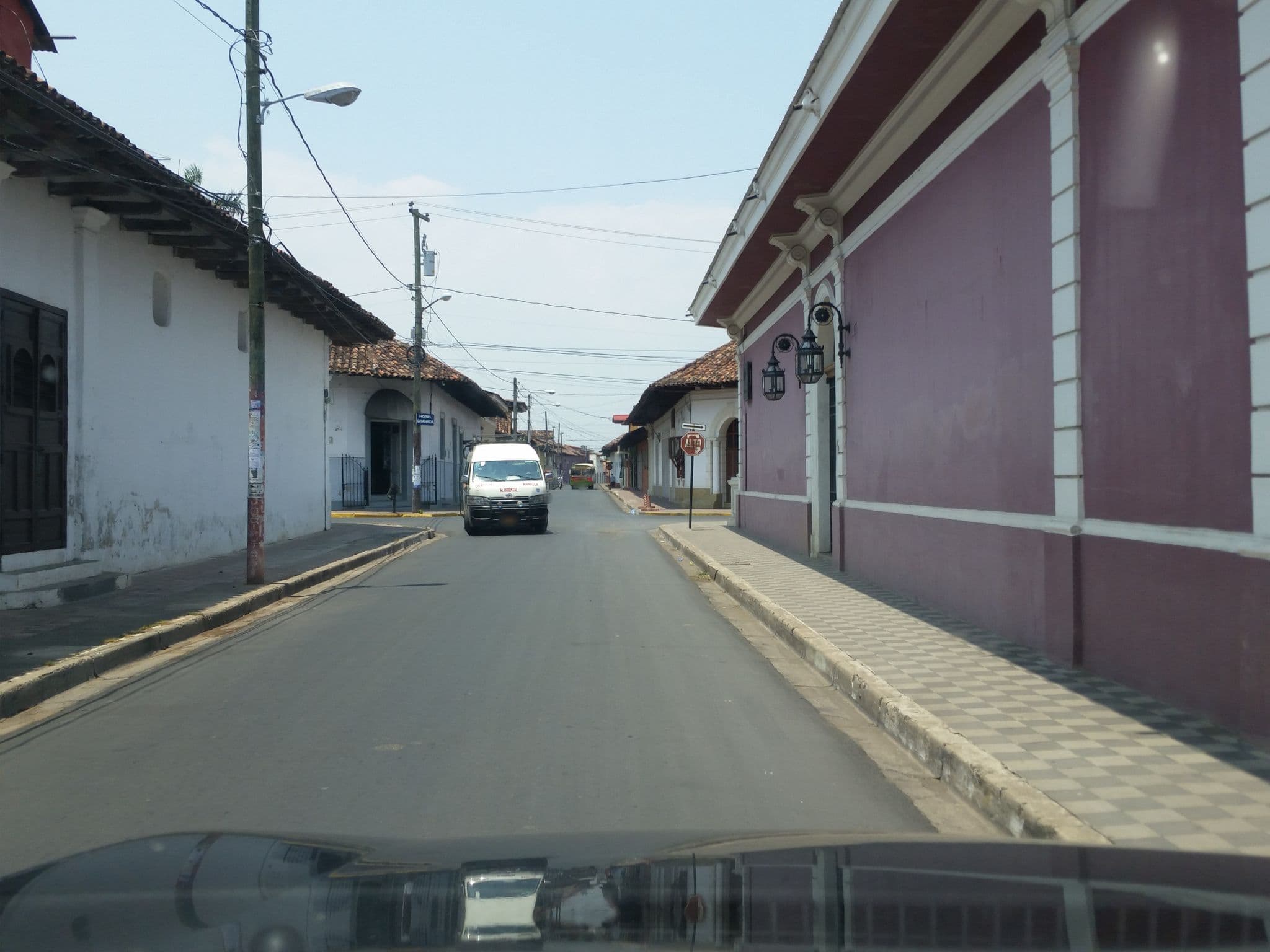 Street view near Backpackers Inn, Granada