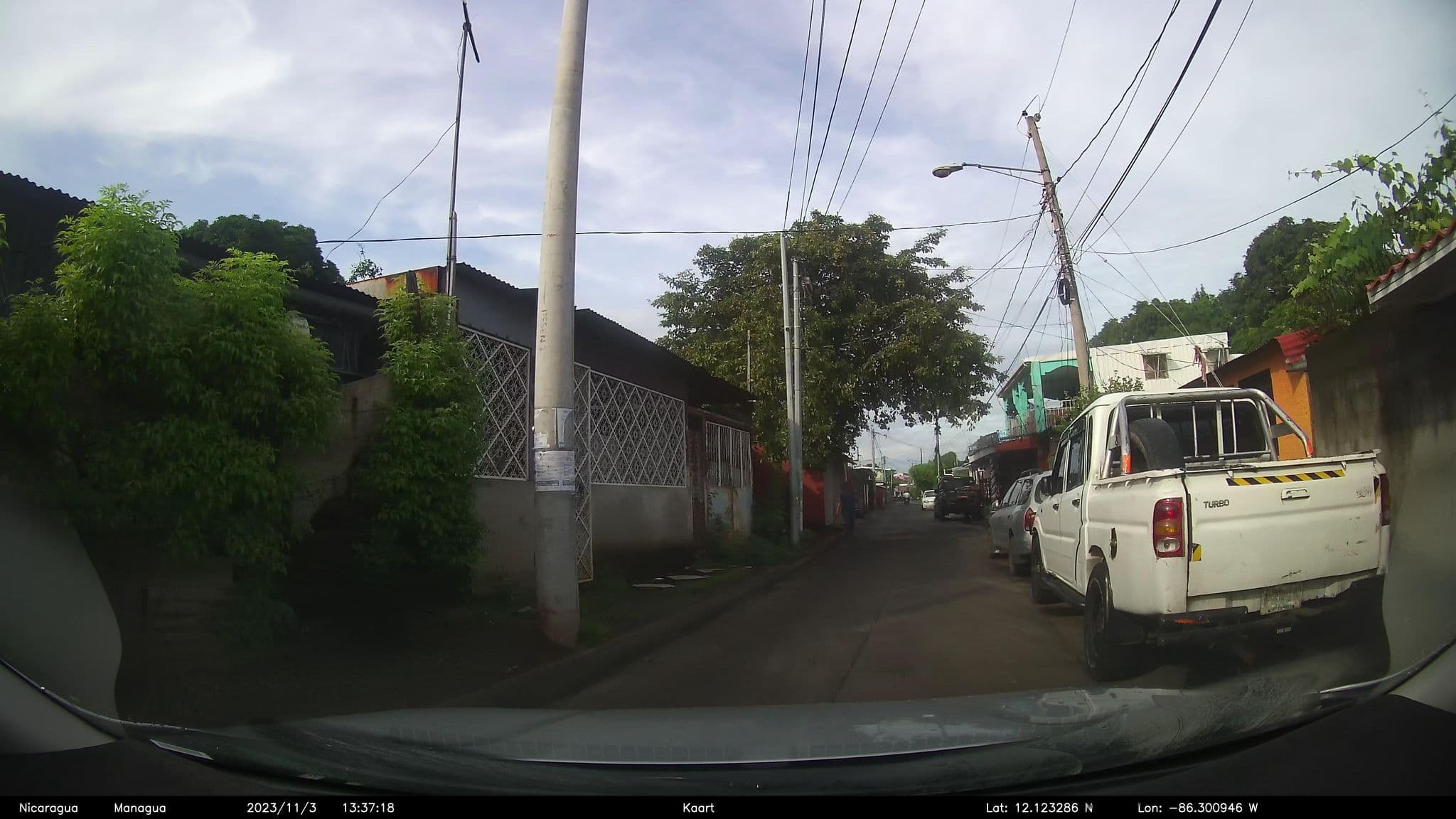 Street view near Casa de Karla amiga de Zela, Managua