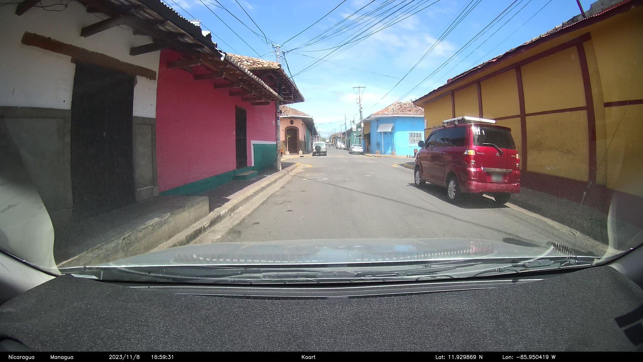 Street view near Hospedaje Cocibolca, Granada