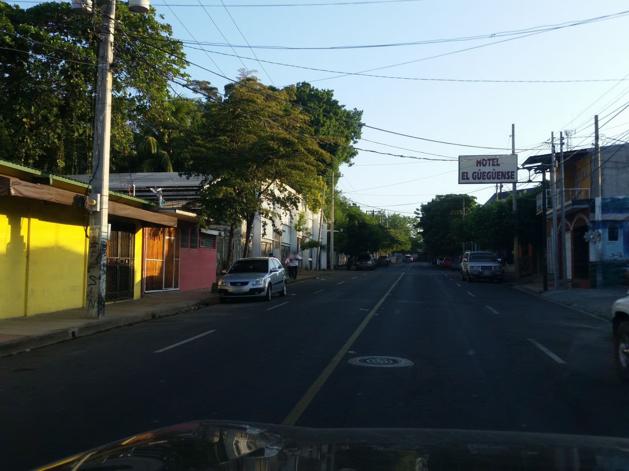 Street view near Hotel el Güegüense, Managua