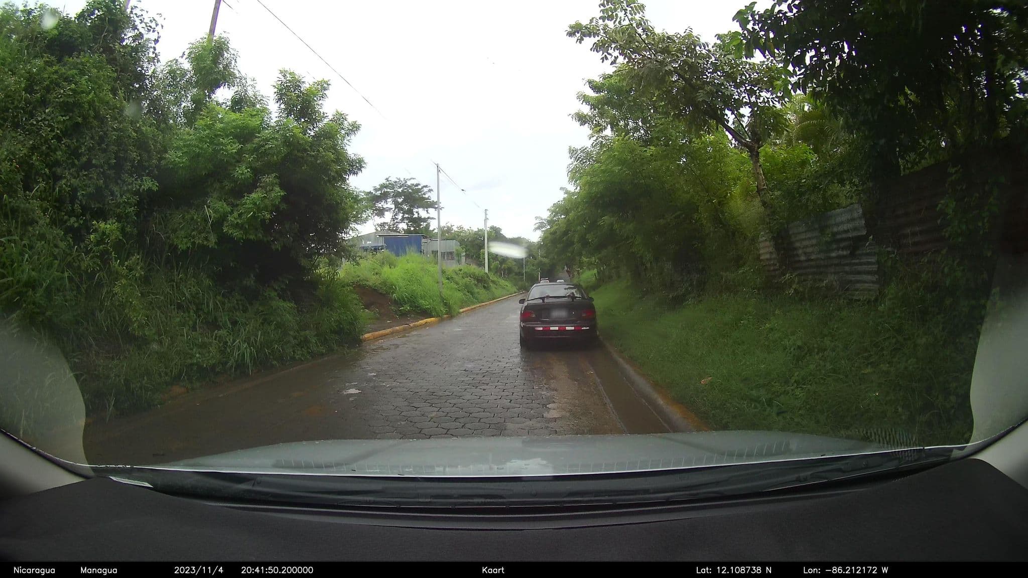 Street view near La fortaleza de Sión - Hogar Cristiano, Managua — © kaart_2 (CC BY-SA · Mapillary)