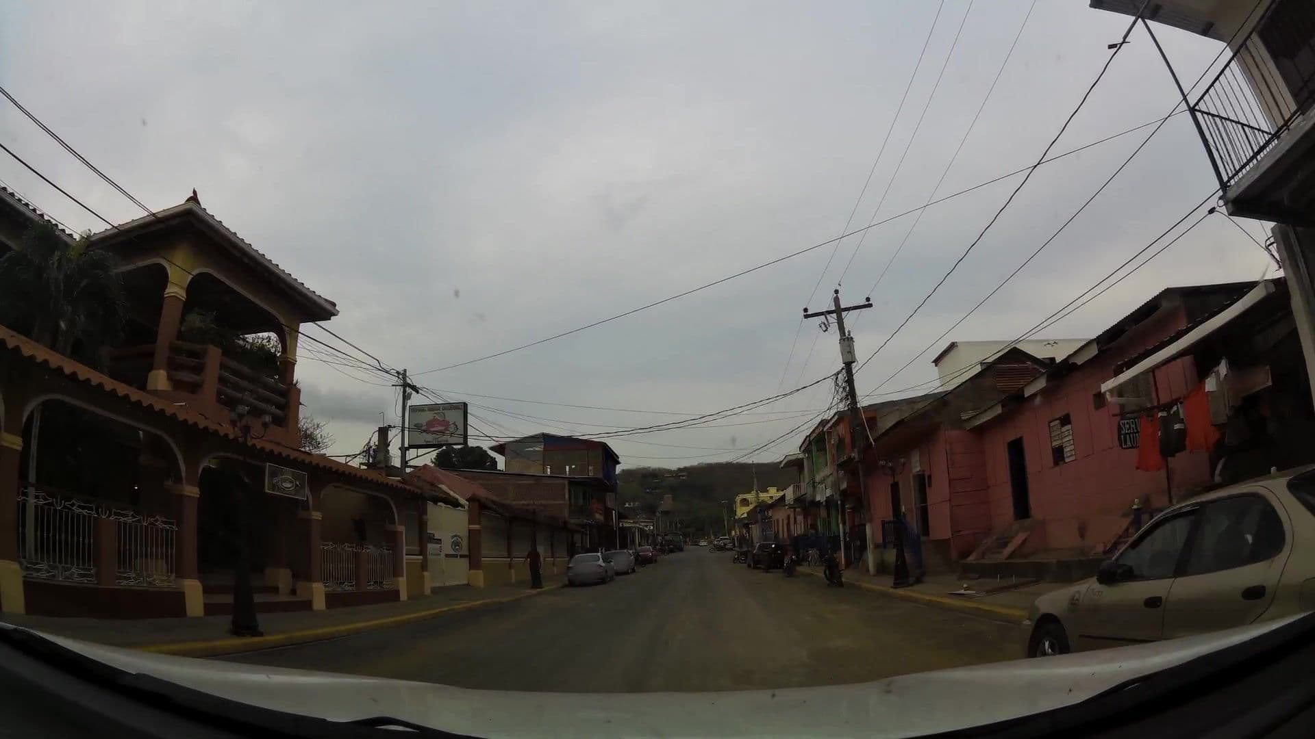 Street view near Hostall Brisas y Olas, San Juan del Sur