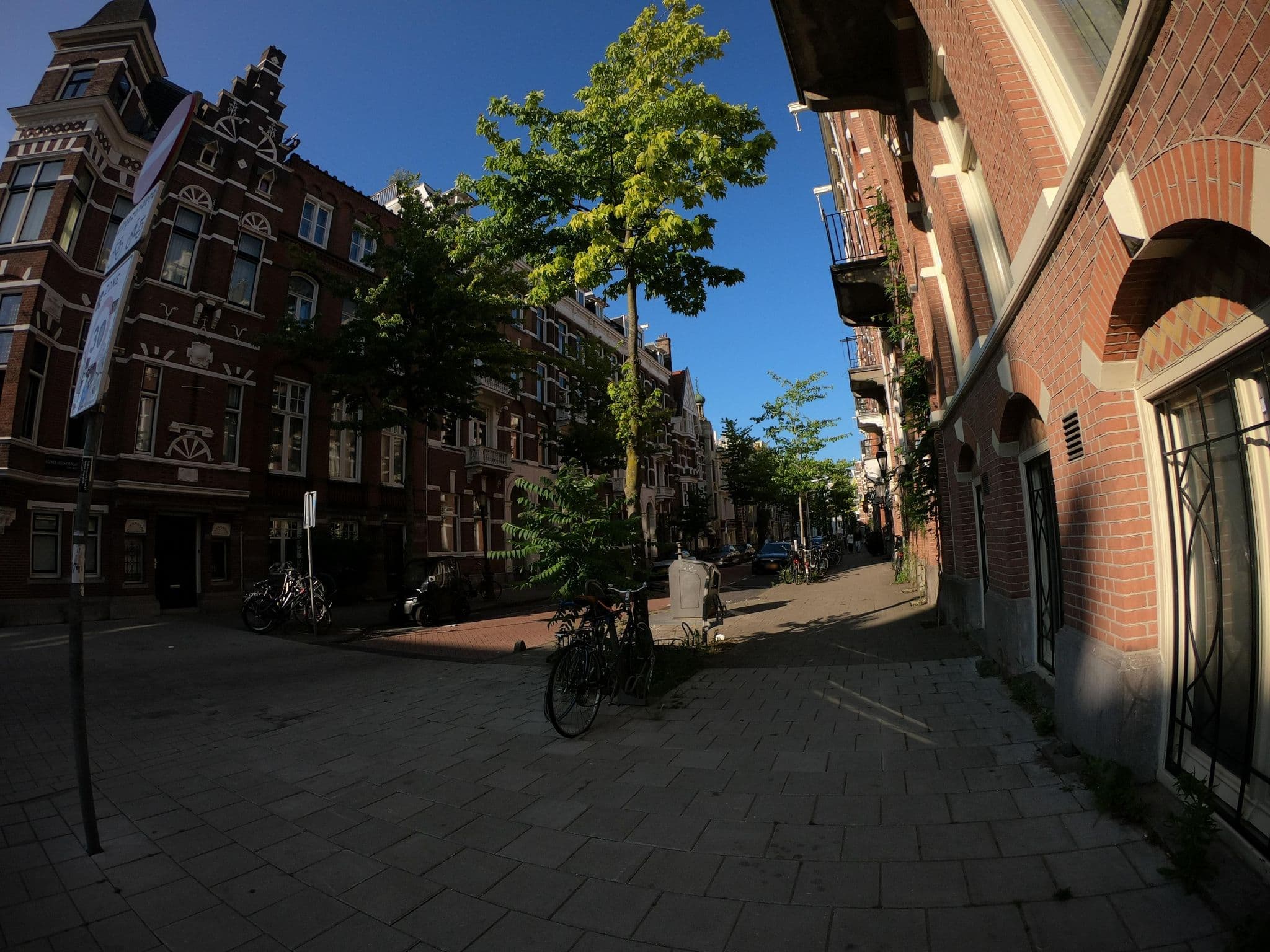 Street view near Hotel Siperman, Amsterdam