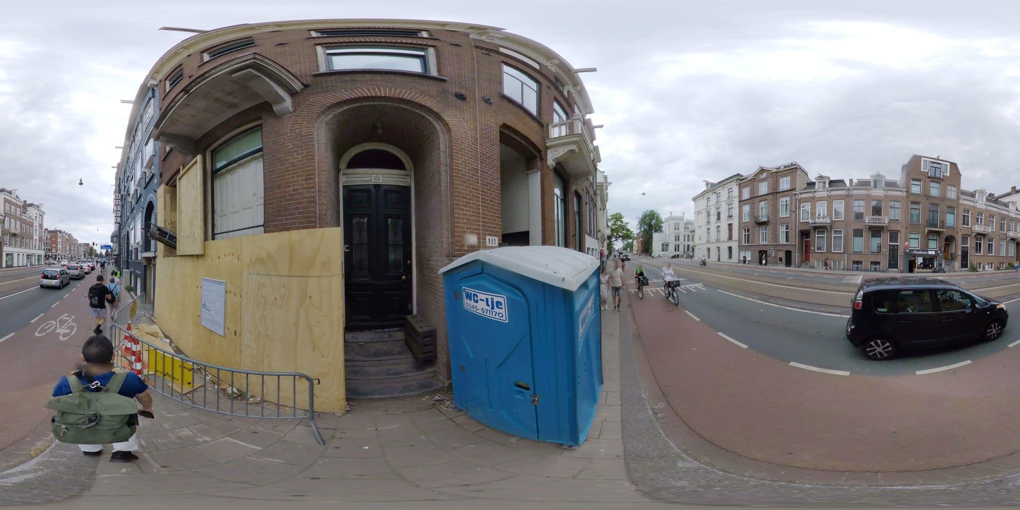 Street view near Huygens Place, Amsterdam