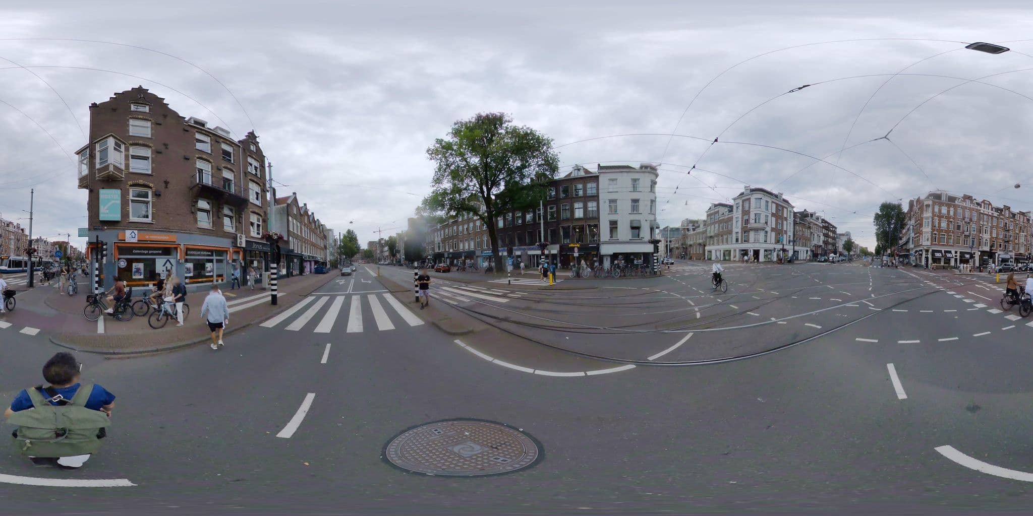 Street view near Princess Hostel, Amsterdam
