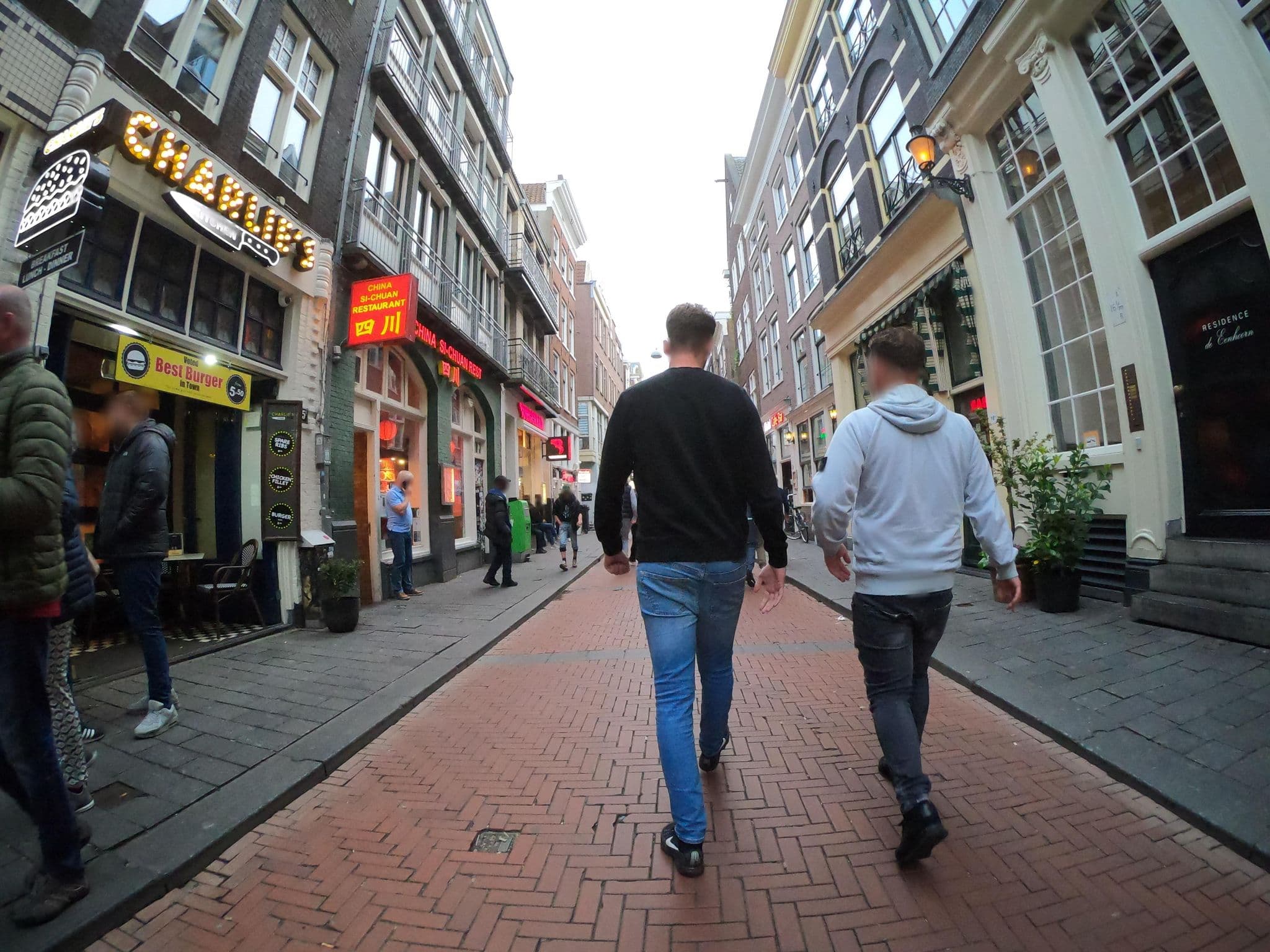 Street view near Old Quarter, Amsterdam