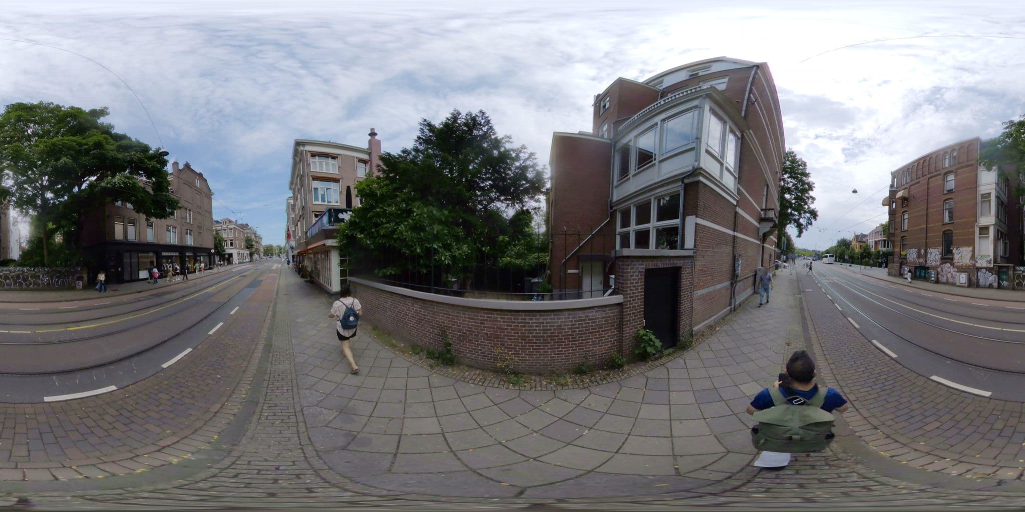 Street view near Hotel Museumzicht, Amsterdam