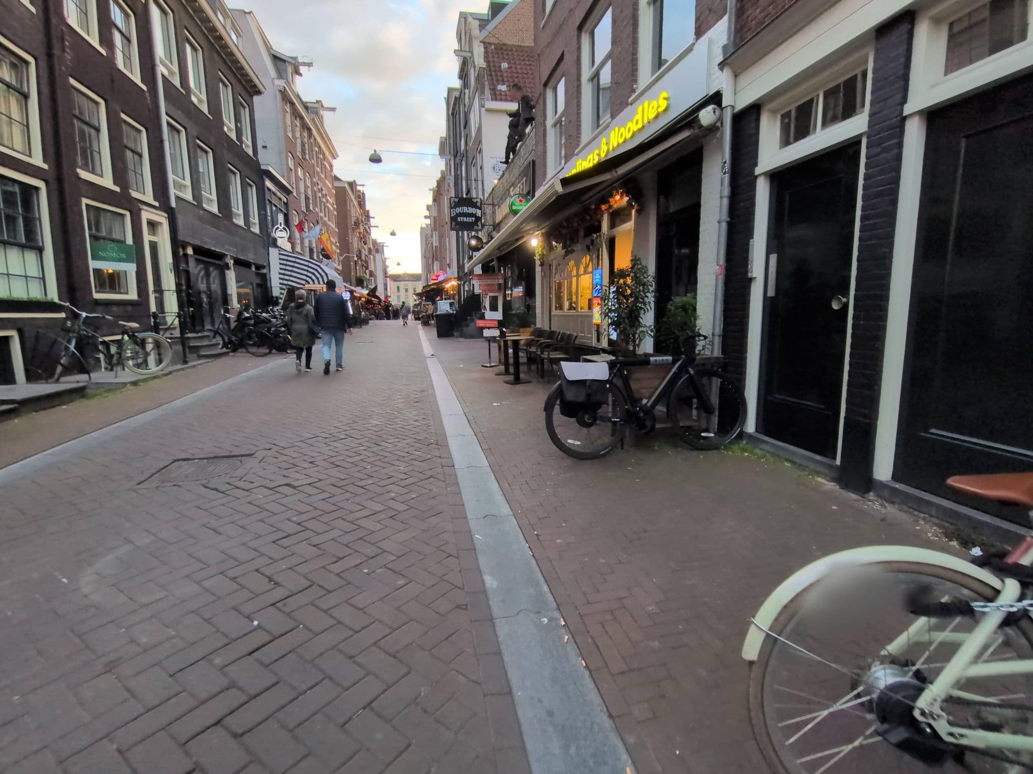 Street view near Orfeo Hostel, Amsterdam