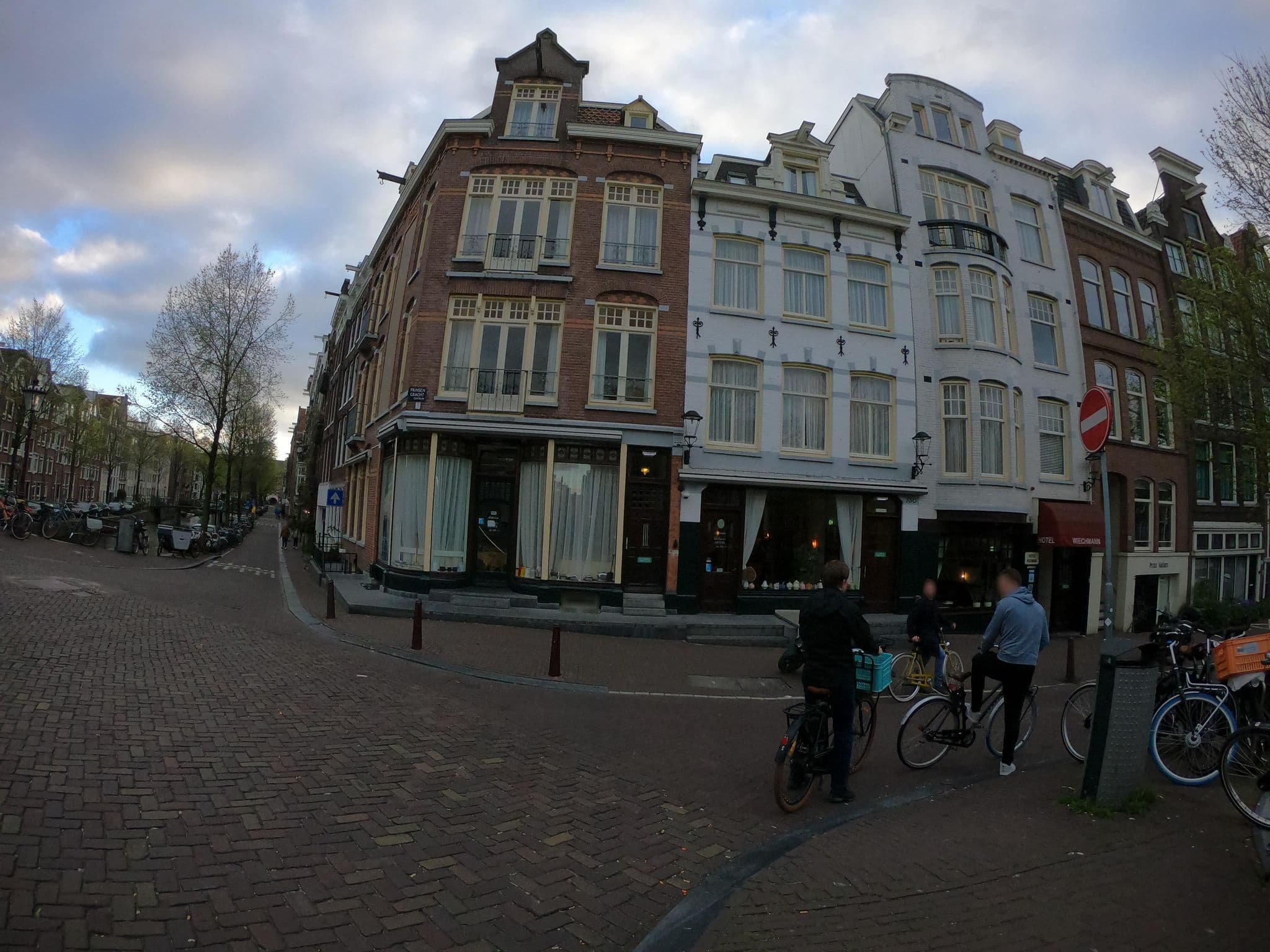 Street view near Amsterdam Wiechmann Hotel, Amsterdam