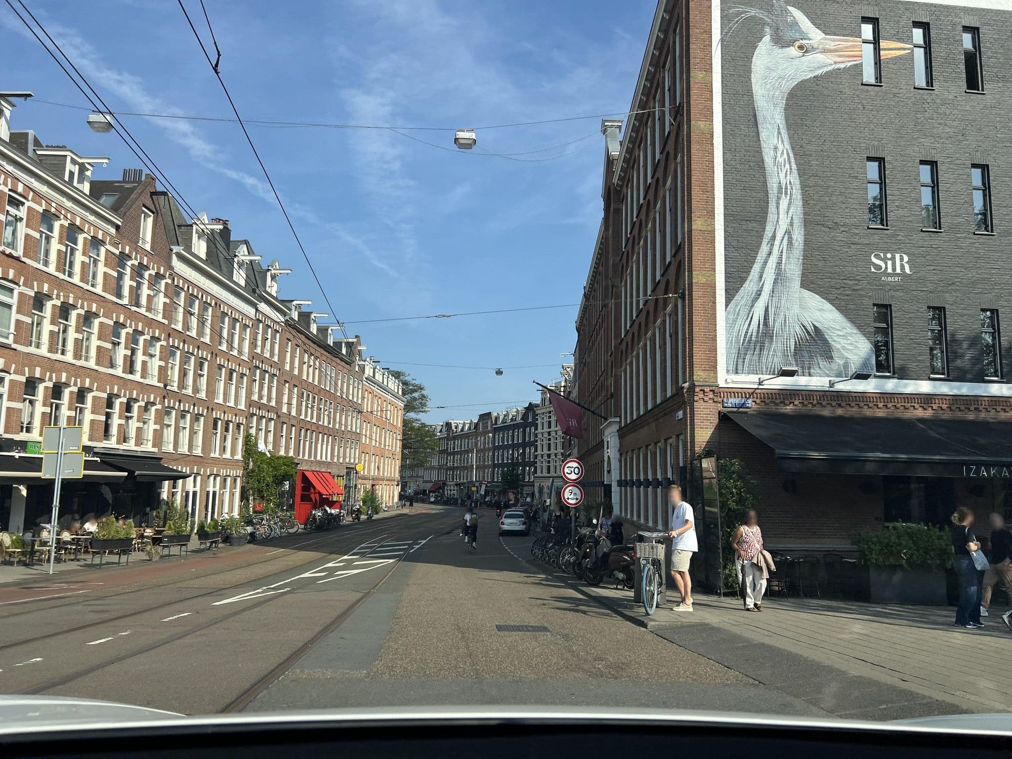 Street view near Sir Albert, Amsterdam