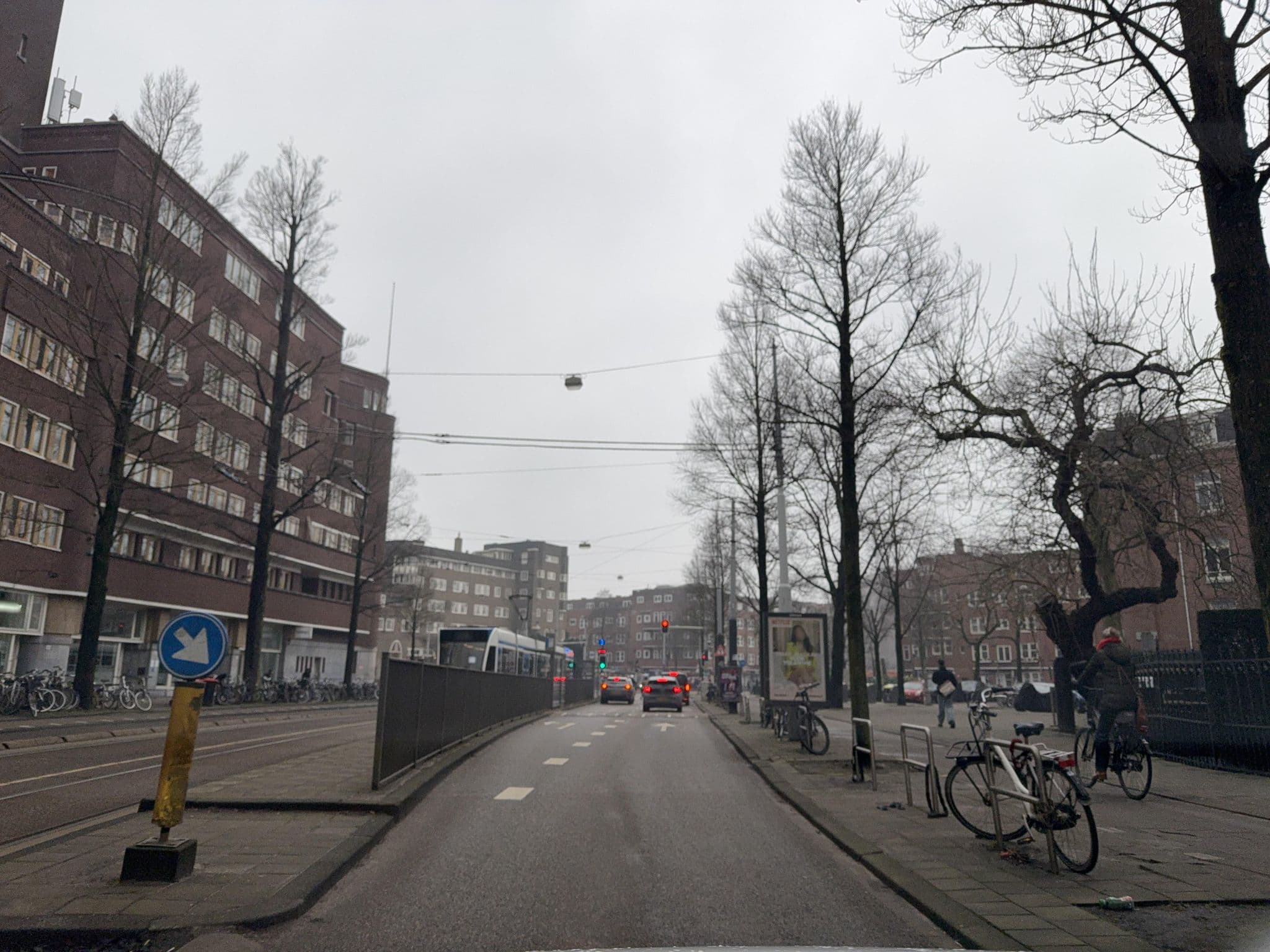 Street view near The College Hotel, Amsterdam