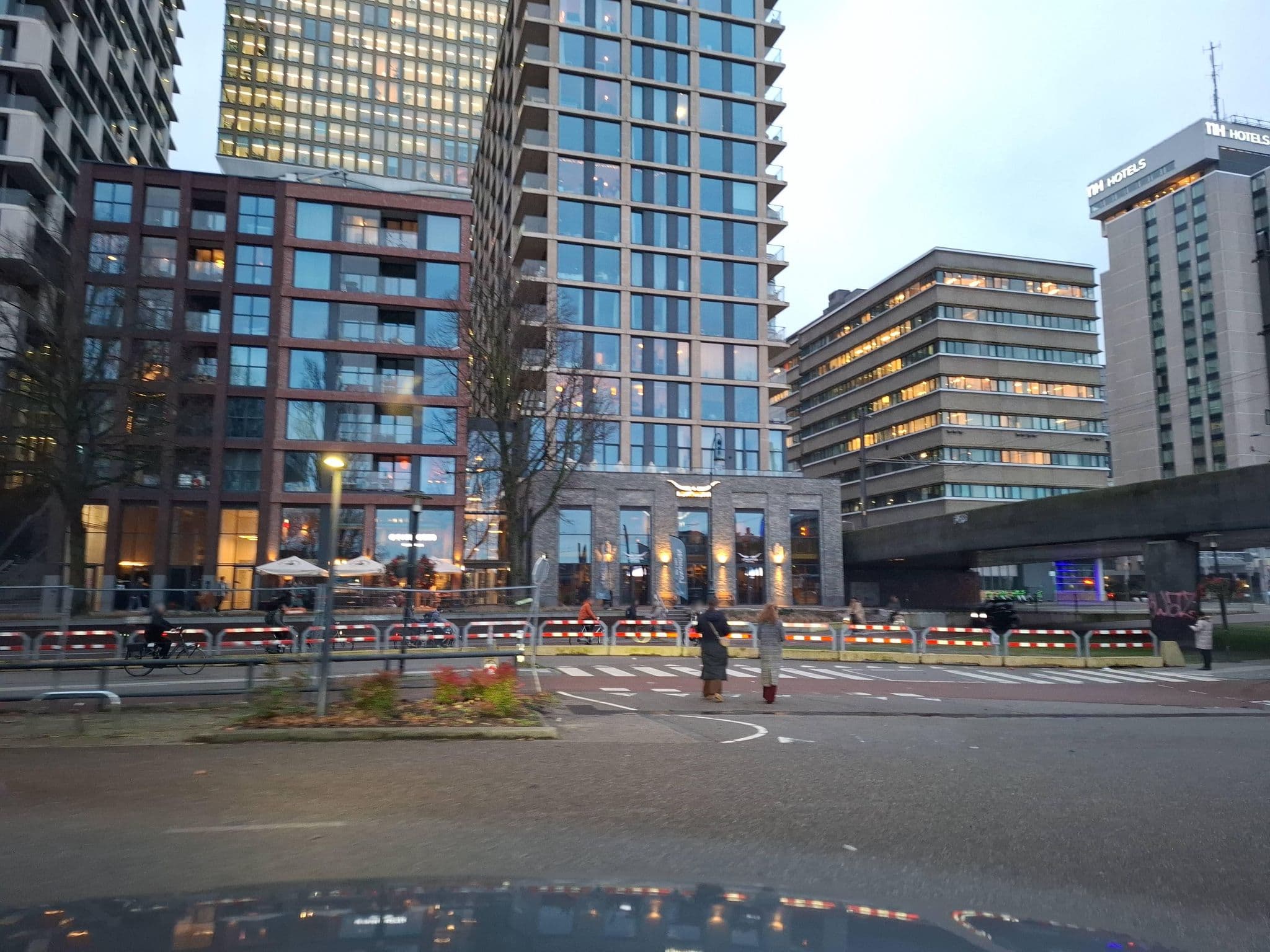 Street view near Park Plaza Hotel, Utrecht — © masterofnoroad (CC BY-SA · Mapillary)