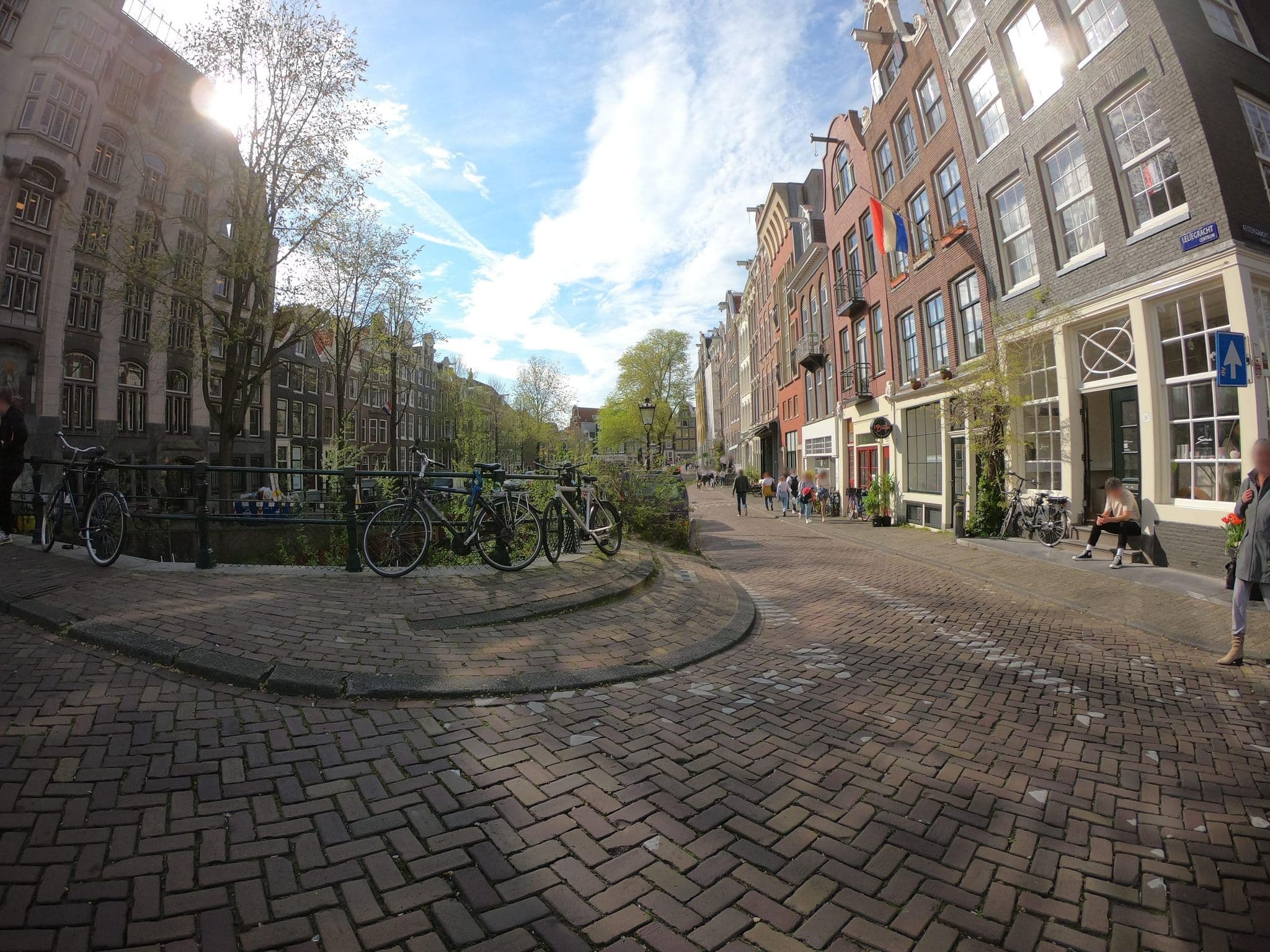 Street view near The Toren, Amsterdam