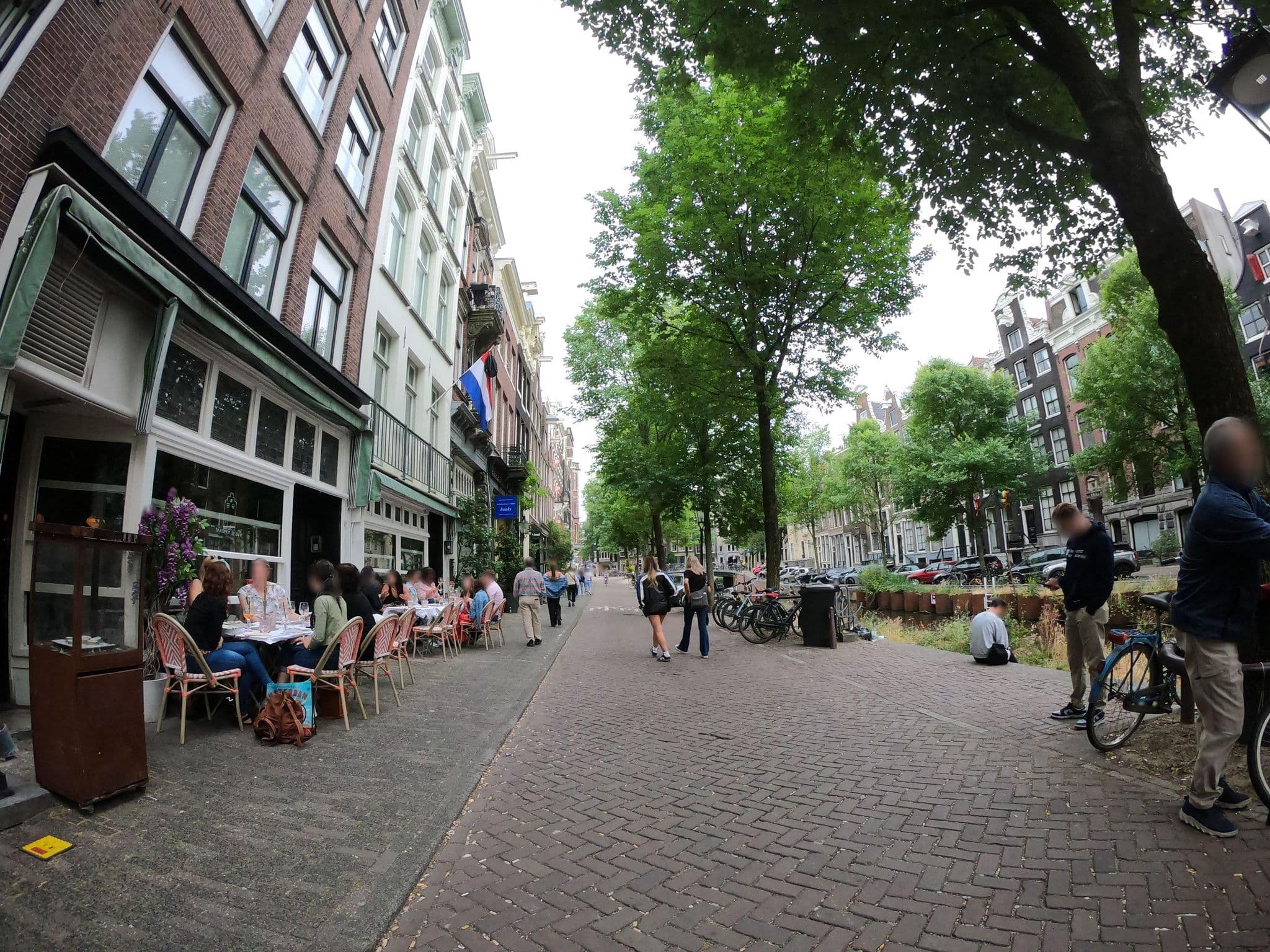 Street view near ´t Hotel, Amsterdam