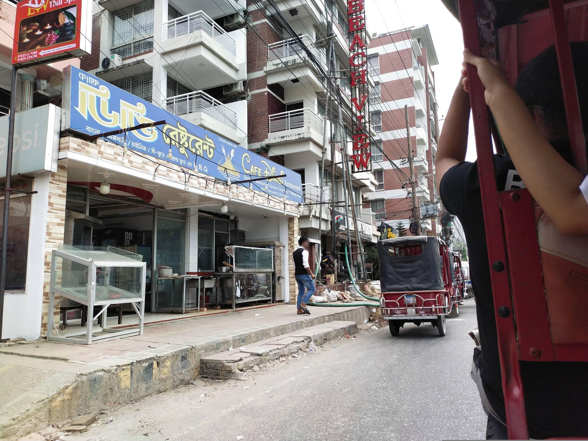 Street view near Resort Beach View, Cox’s Bāzār — © tayefbarikoi (CC BY-SA · Mapillary)