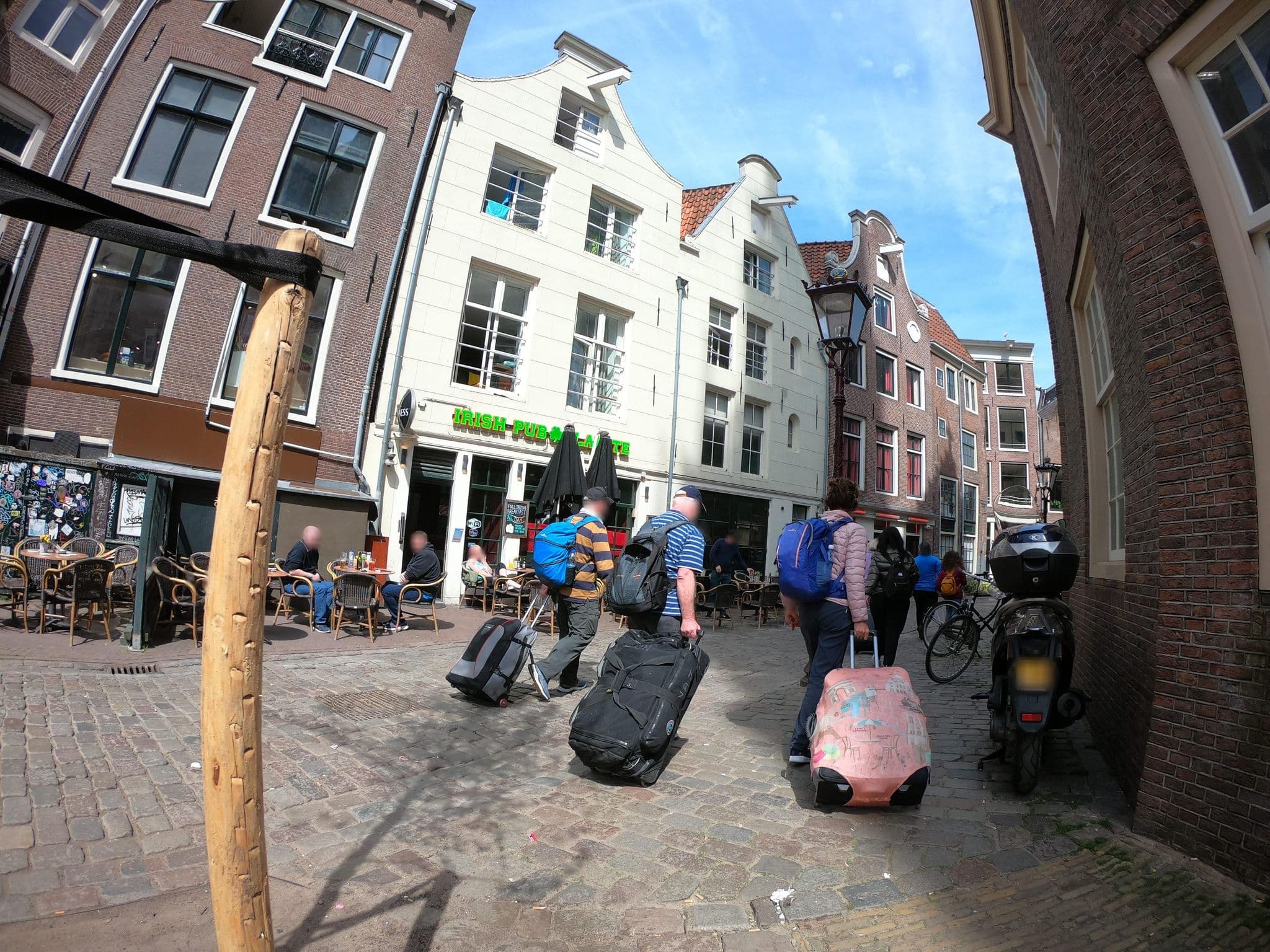 Street view near The White Tulip Hostel, Amsterdam