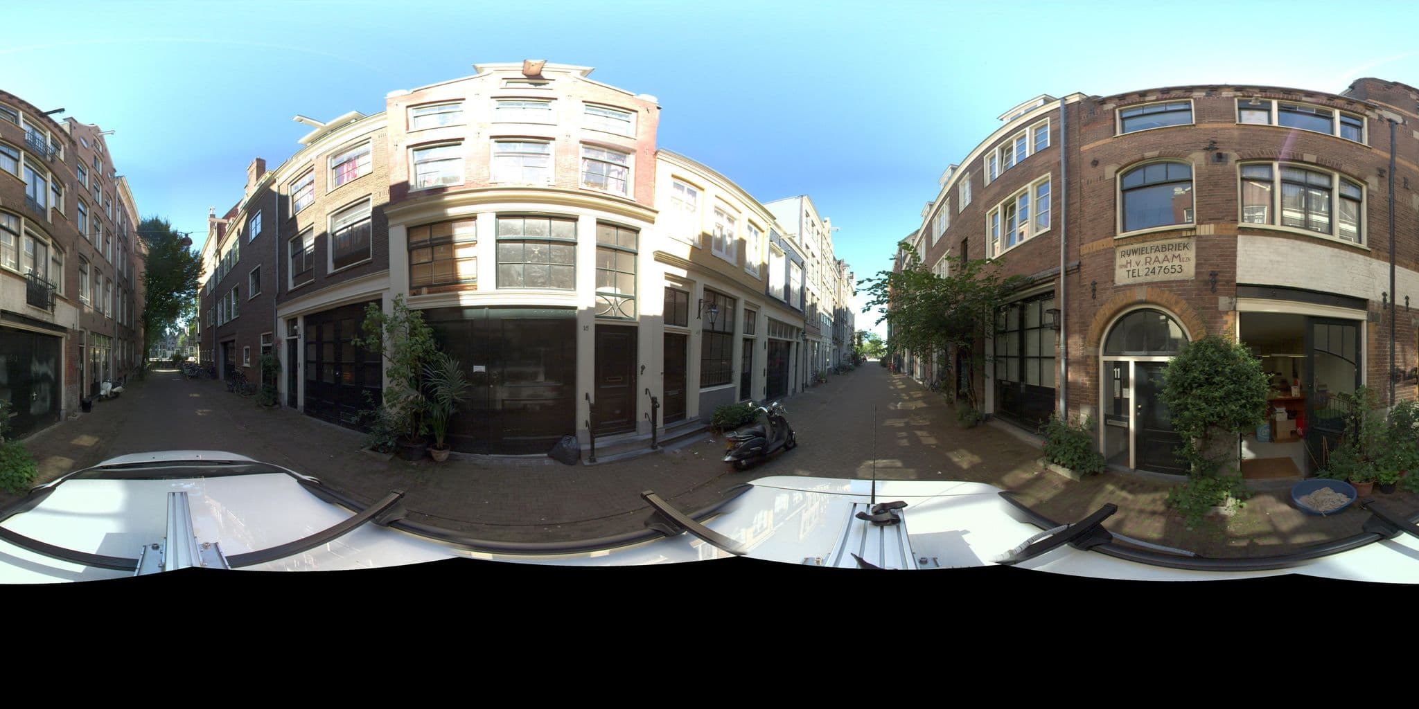 Street view near The Hendrick's, Amsterdam