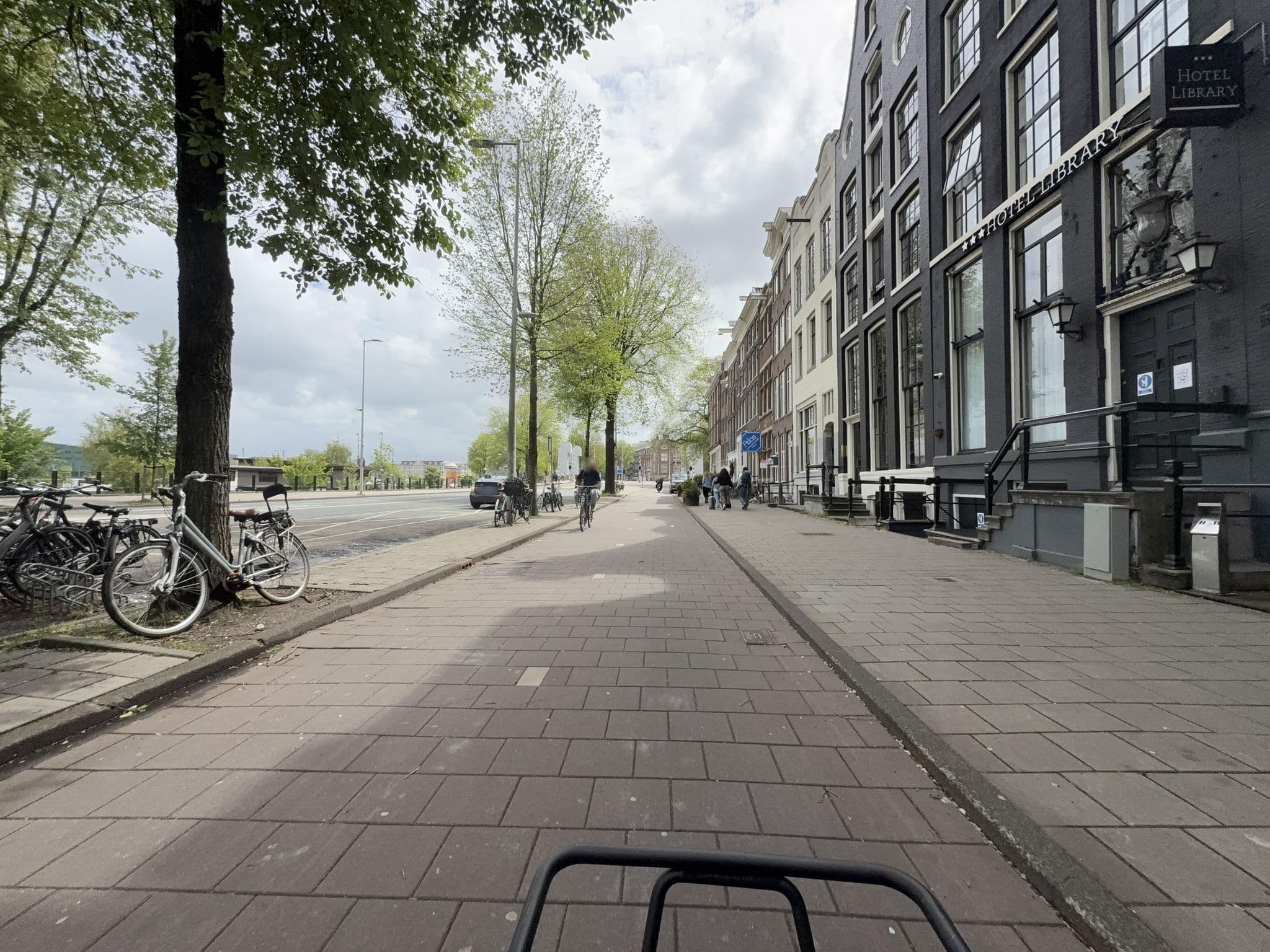 Street view near Hotel Library, Amsterdam