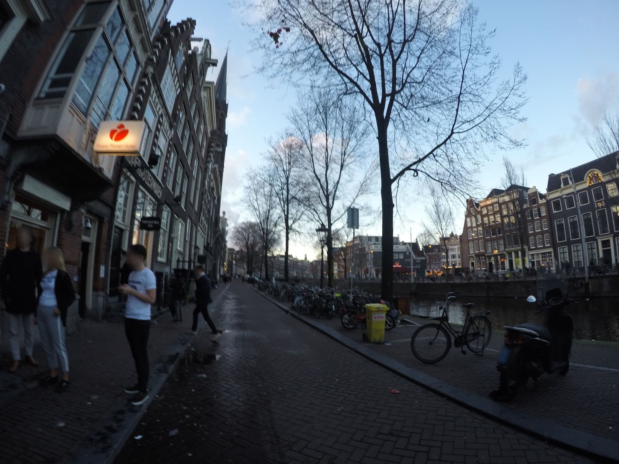 Street view near Waterfront Hotel, Amsterdam