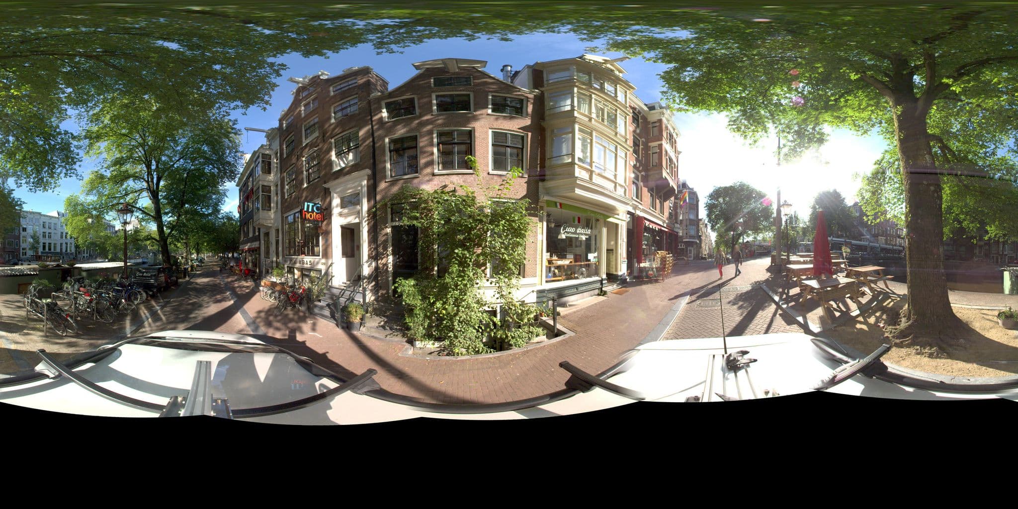 Street view near ITC Hotel, Amsterdam