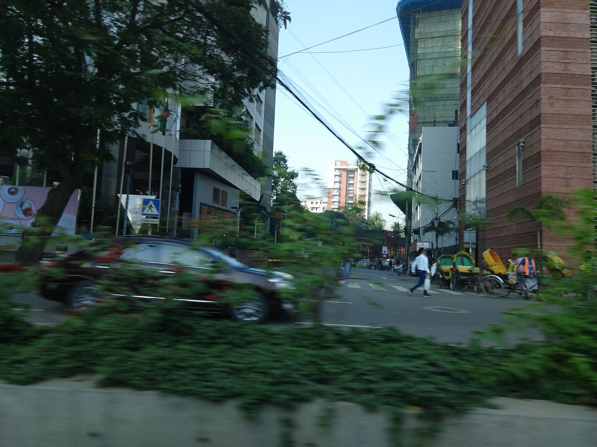 Street view near Westin Hotel Dhaka, Bhatara — © danbjoseph (CC BY-SA · Mapillary)