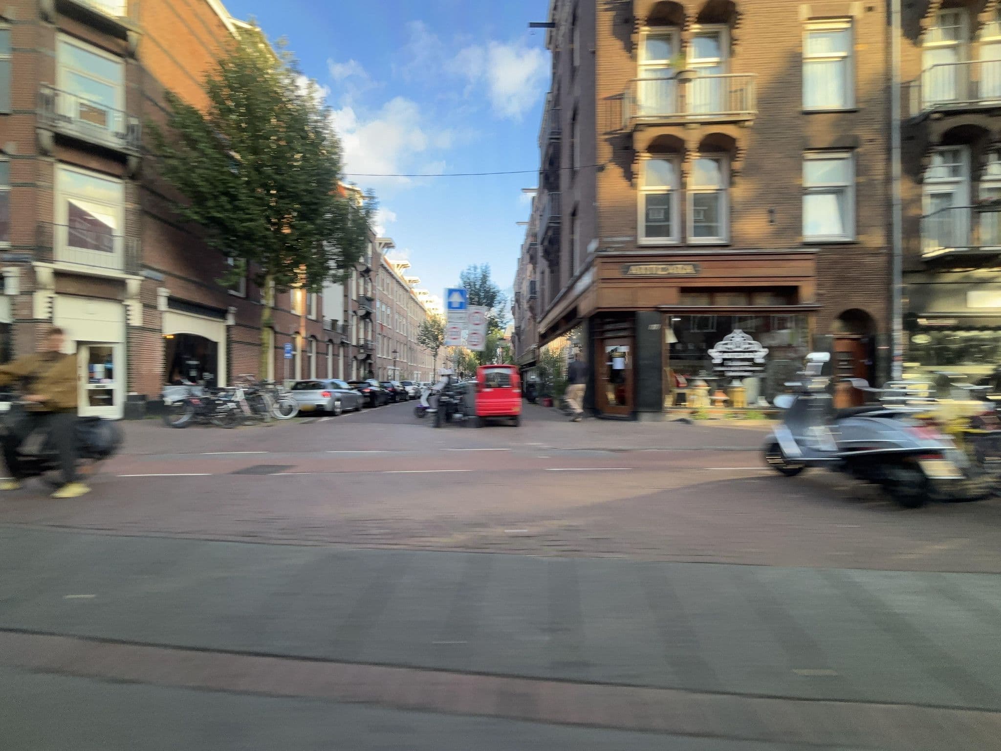 Street view near Hotel Larende, Amsterdam