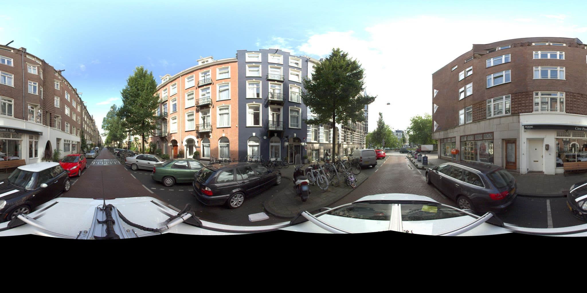 Street view near Hotel d'Amsterdam, Amsterdam