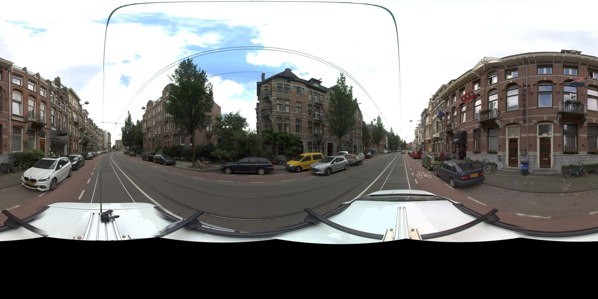 Street view near Apple Inn, Amsterdam